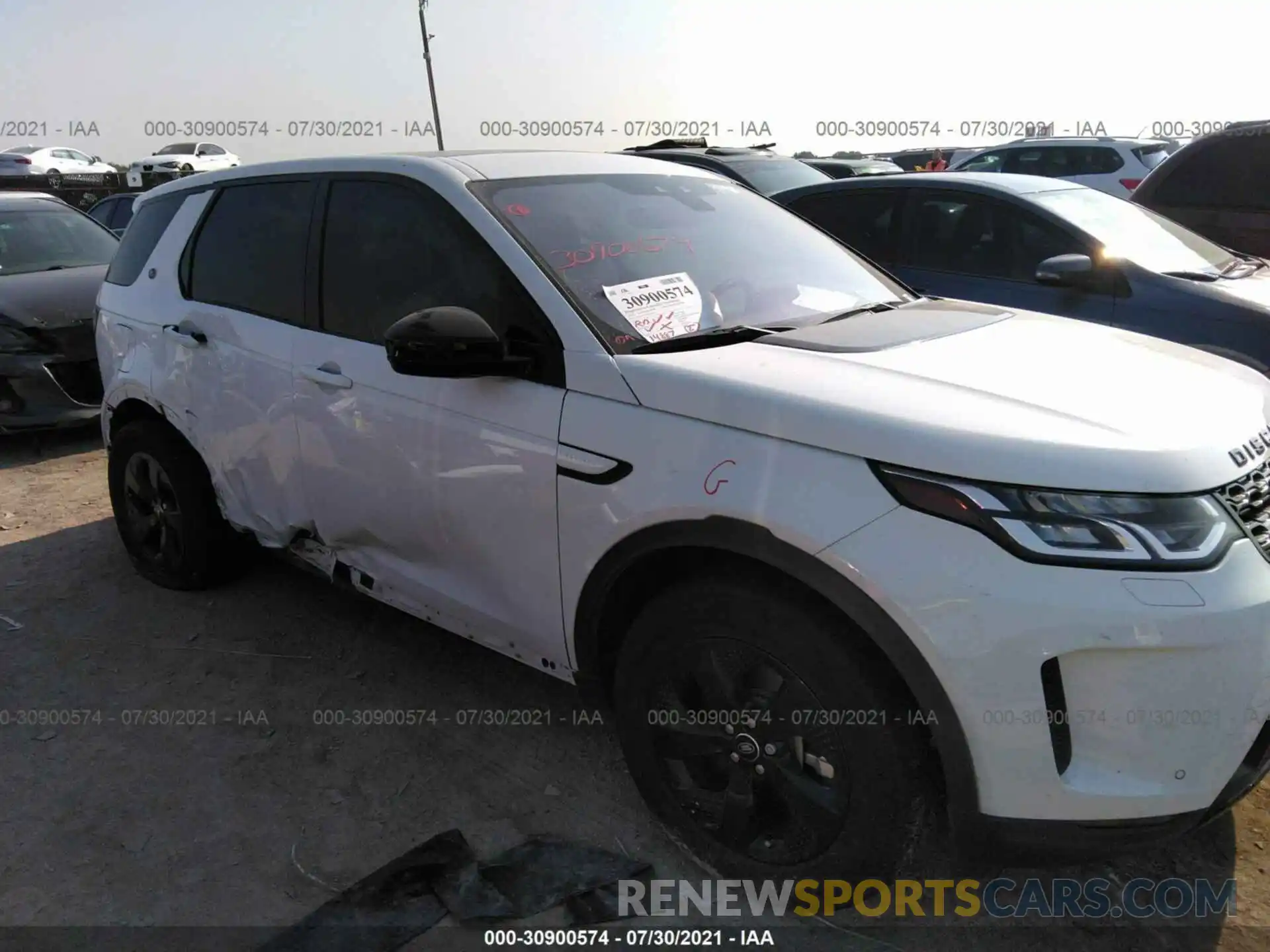 6 Фотография поврежденного автомобиля SALCJ2FX2LH857039 LAND ROVER DISCOVERY SPORT 2020