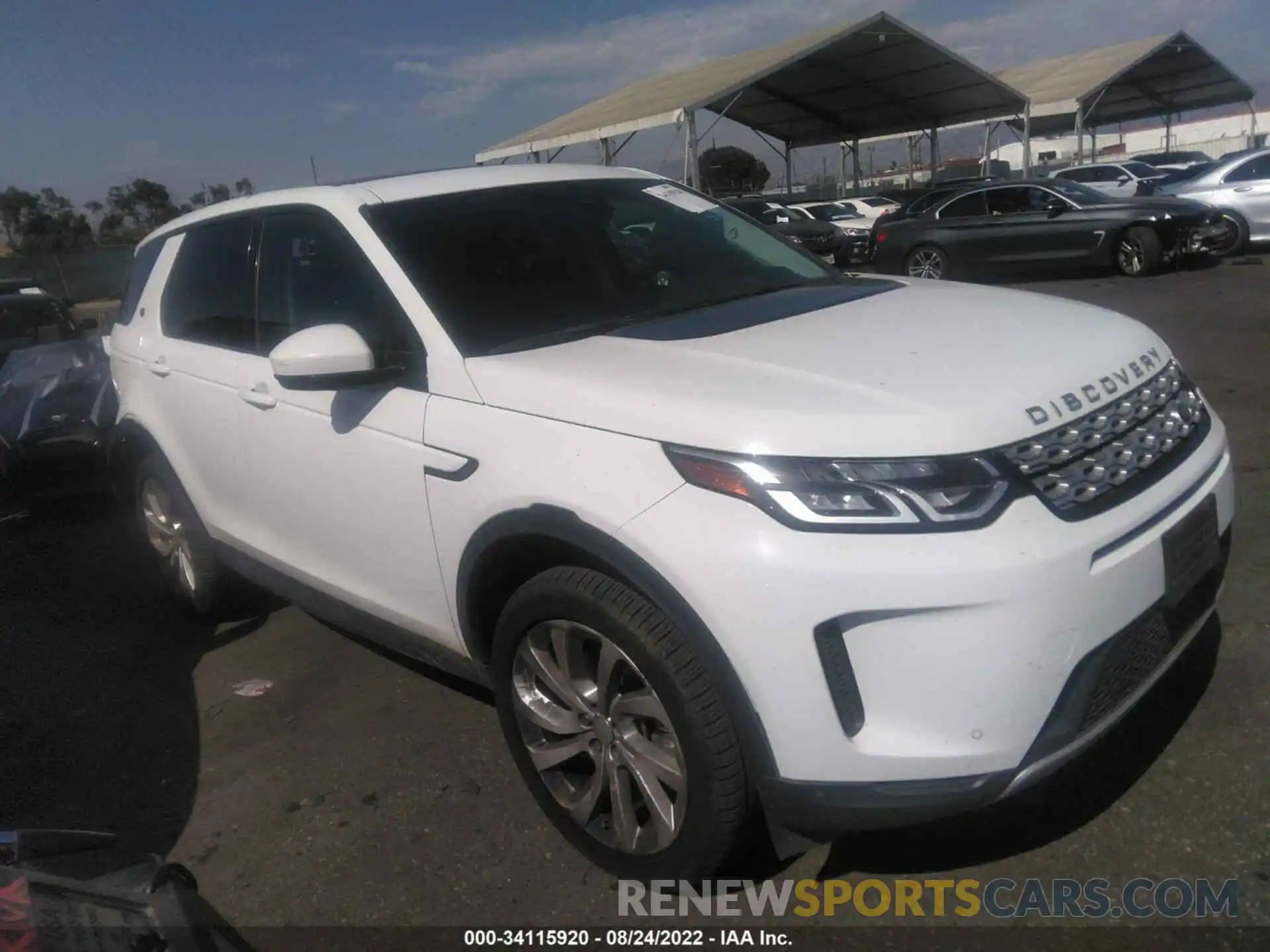 1 Photograph of a damaged car SALCJ2FX3LH833011 LAND ROVER DISCOVERY SPORT 2020