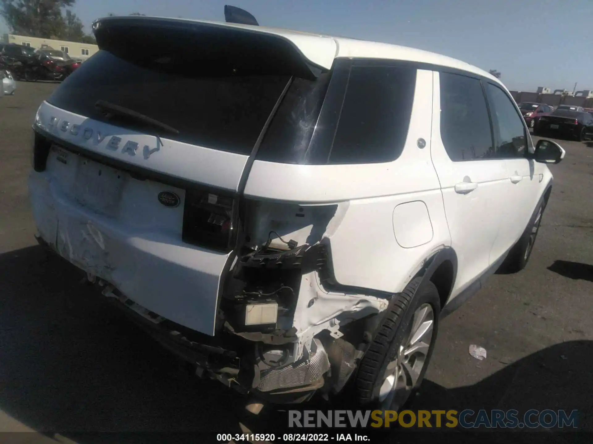 4 Photograph of a damaged car SALCJ2FX3LH833011 LAND ROVER DISCOVERY SPORT 2020