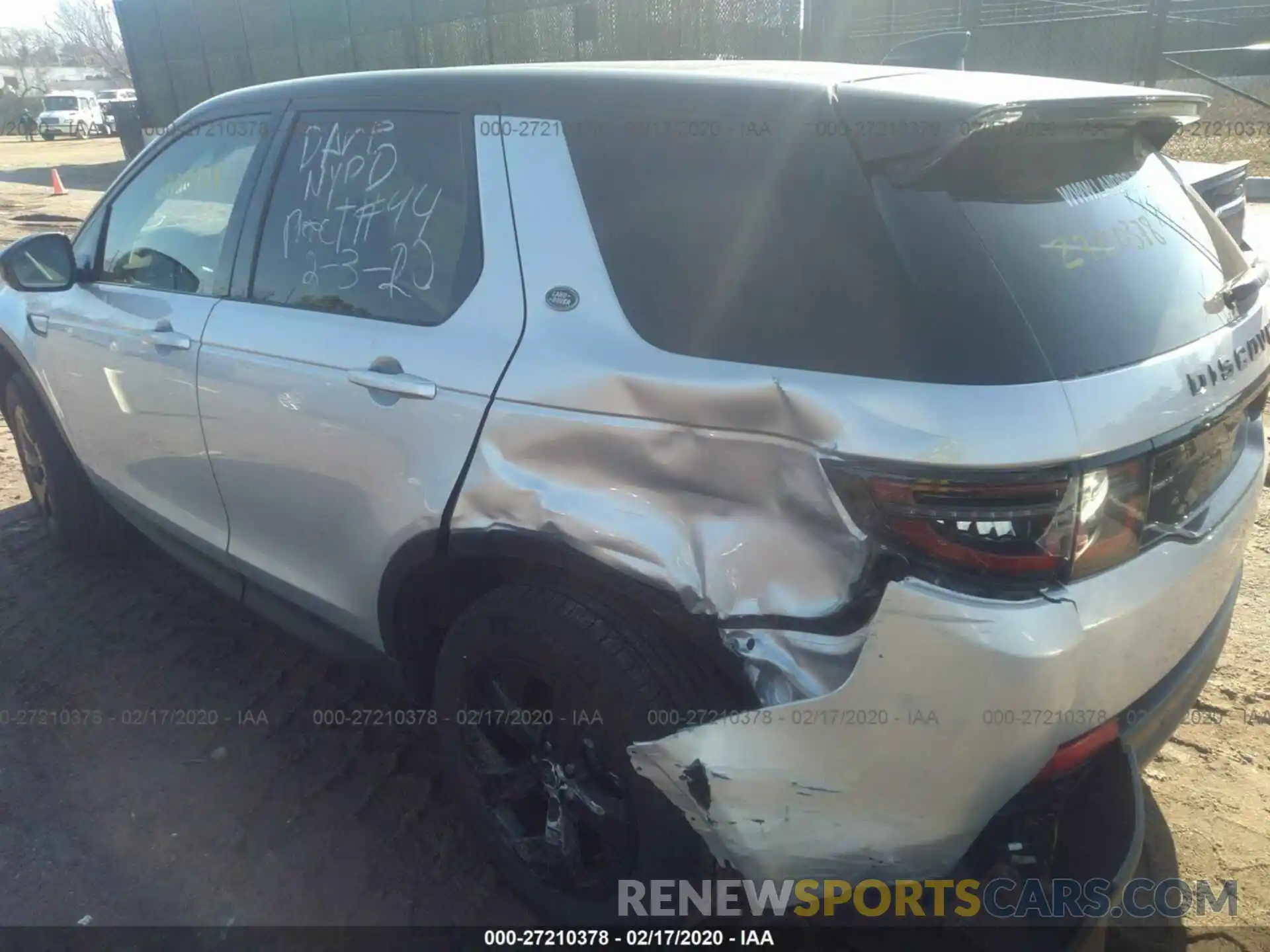 6 Photograph of a damaged car SALCJ2FX4LH836127 LAND ROVER DISCOVERY SPORT 2020