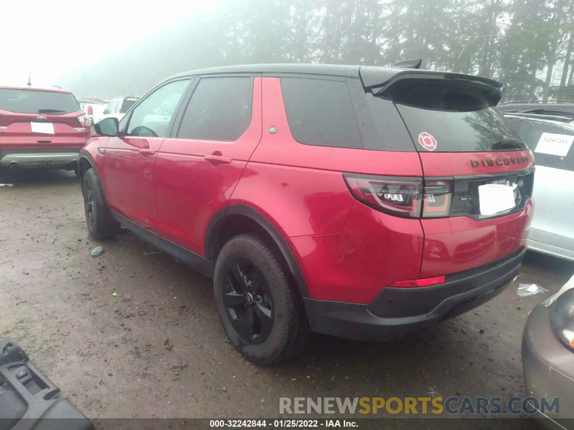 3 Photograph of a damaged car SALCJ2FX5LH865586 LAND ROVER DISCOVERY SPORT 2020