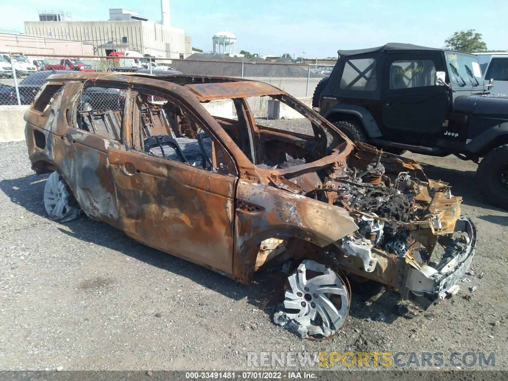 1 Photograph of a damaged car SALCJ2FX5LH880928 LAND ROVER DISCOVERY SPORT 2020