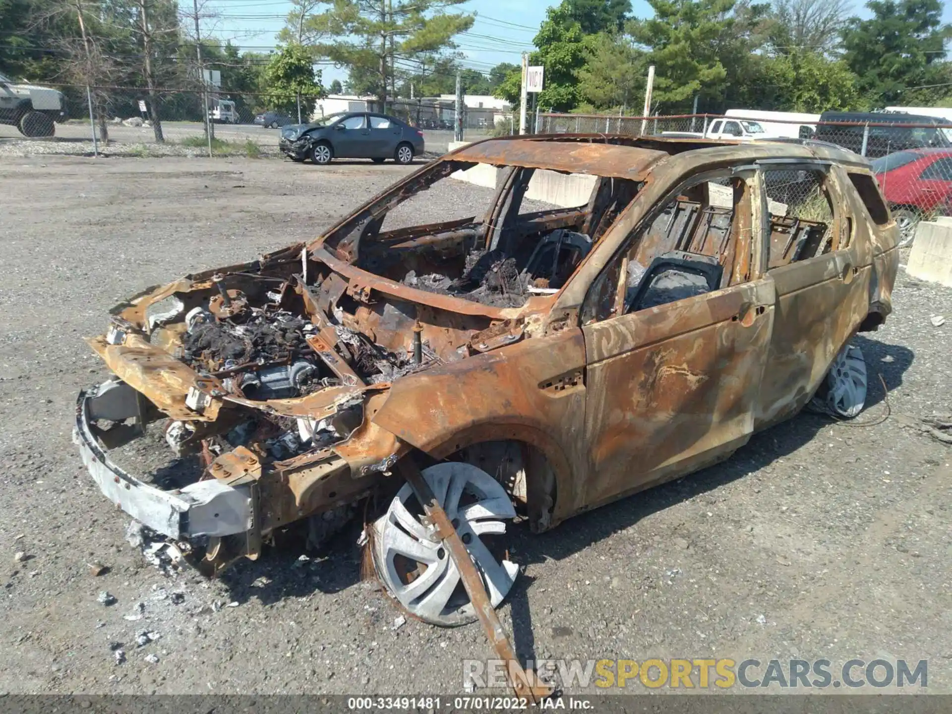 2 Photograph of a damaged car SALCJ2FX5LH880928 LAND ROVER DISCOVERY SPORT 2020