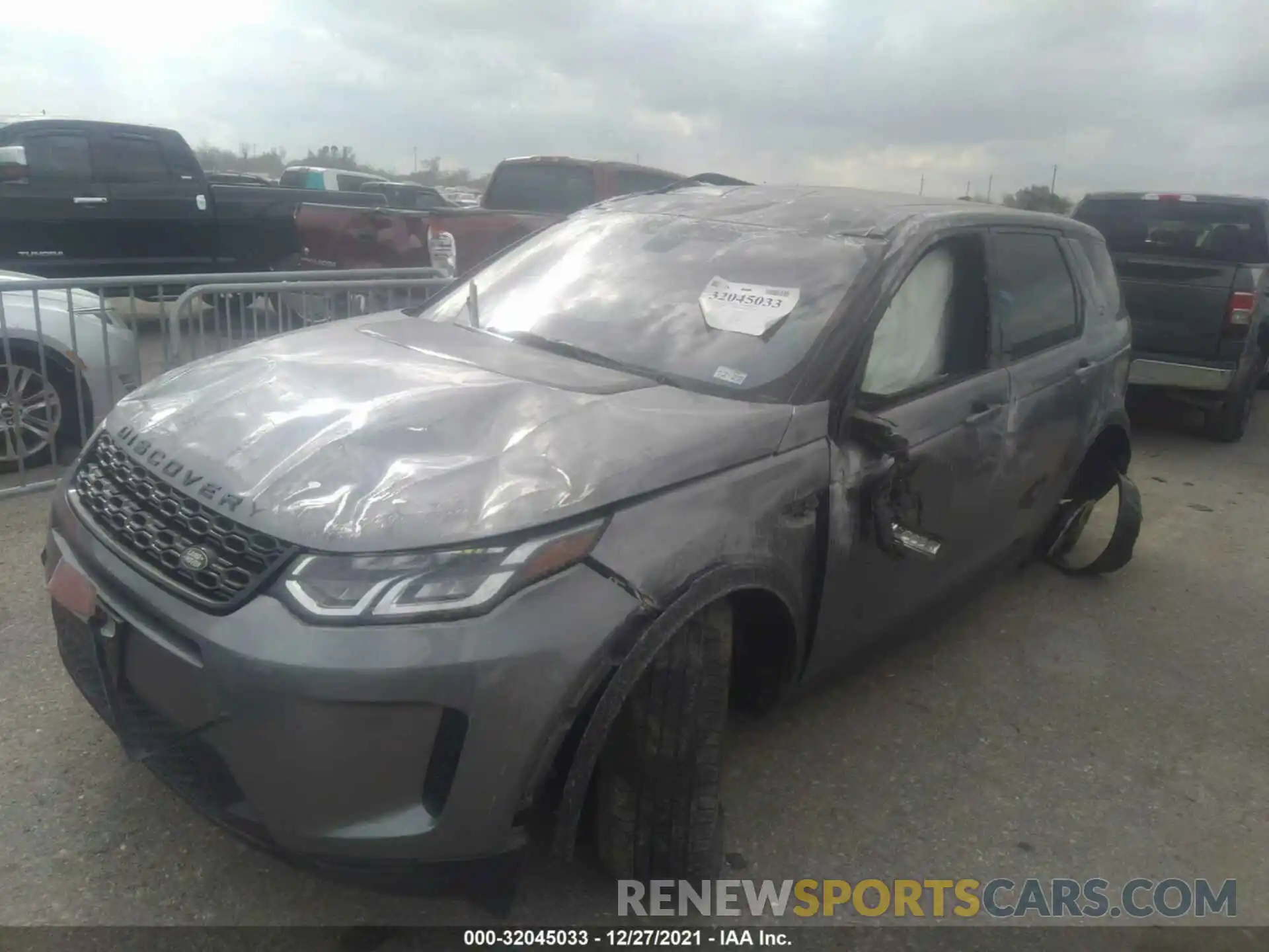 2 Photograph of a damaged car SALCJ2FX7LH833951 LAND ROVER DISCOVERY SPORT 2020