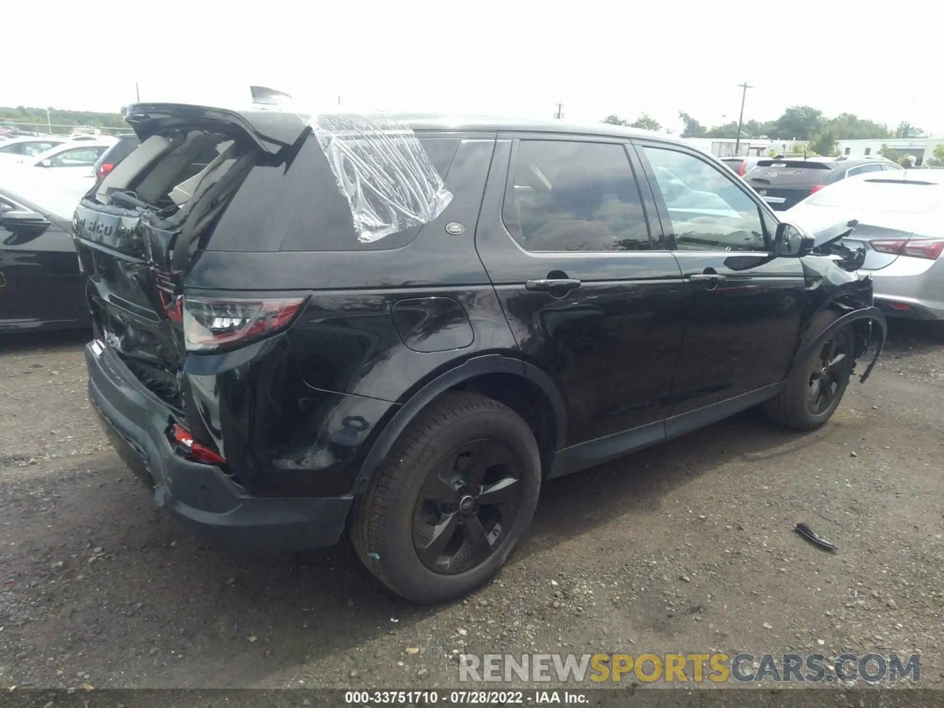 4 Фотография поврежденного автомобиля SALCJ2FX8LH835921 LAND ROVER DISCOVERY SPORT 2020