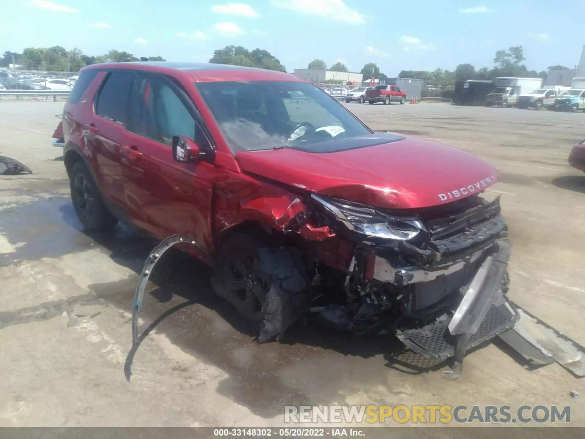 1 Photograph of a damaged car SALCJ2FXXLH845351 LAND ROVER DISCOVERY SPORT 2020