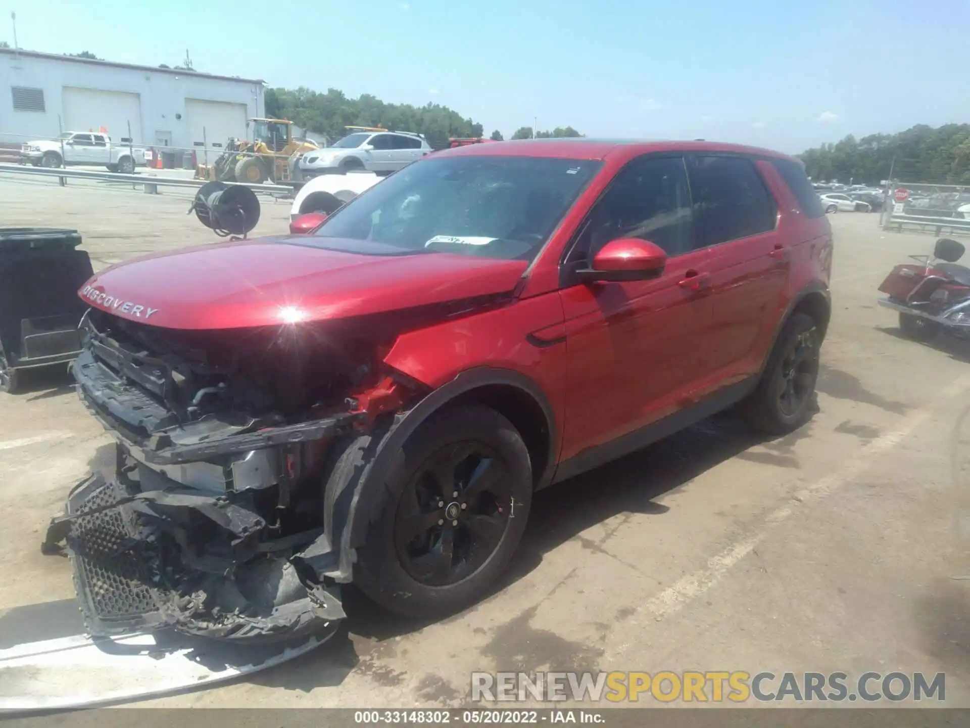 2 Photograph of a damaged car SALCJ2FXXLH845351 LAND ROVER DISCOVERY SPORT 2020