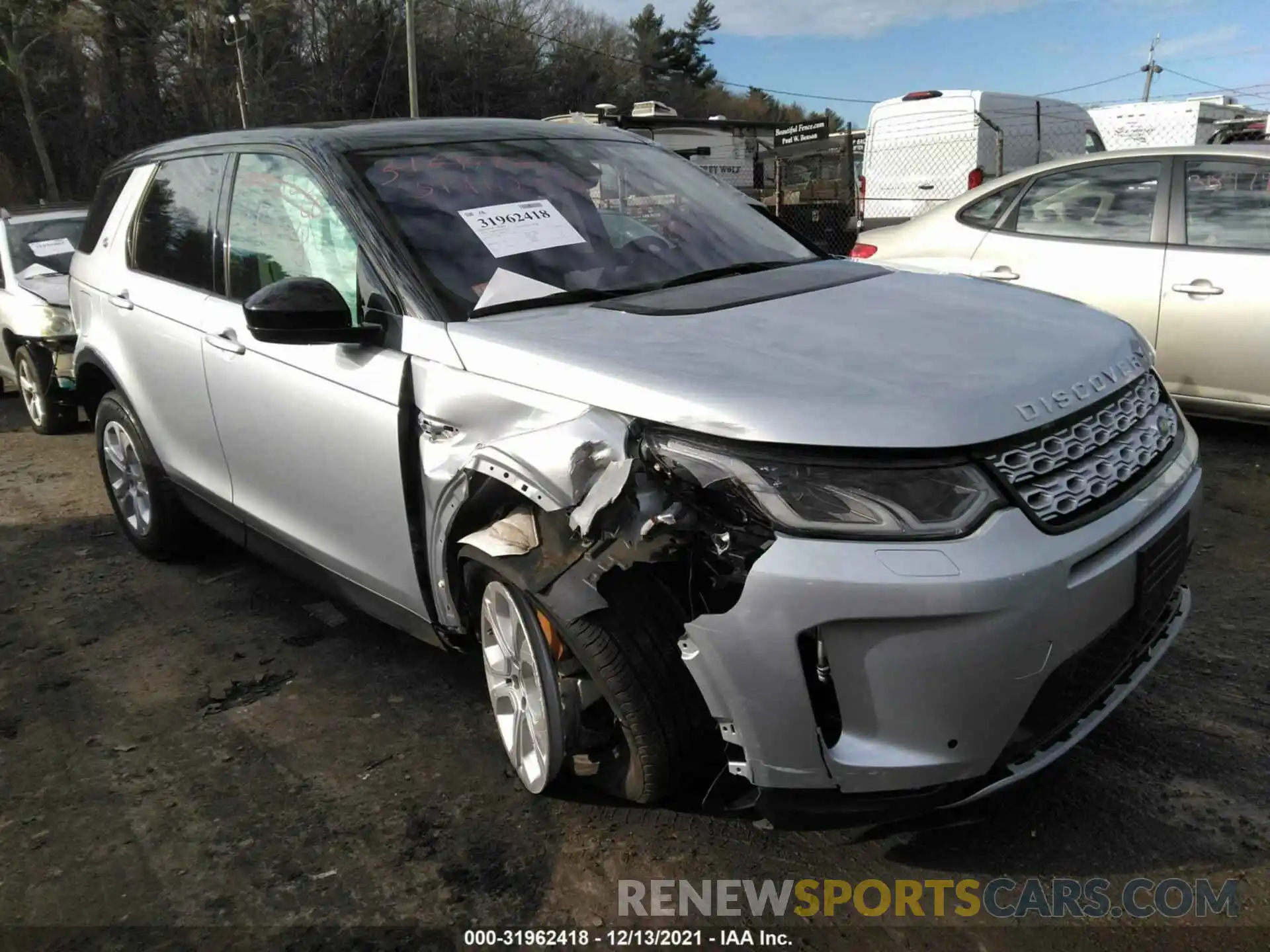 1 Photograph of a damaged car SALCJ2FXXLH864952 LAND ROVER DISCOVERY SPORT 2020