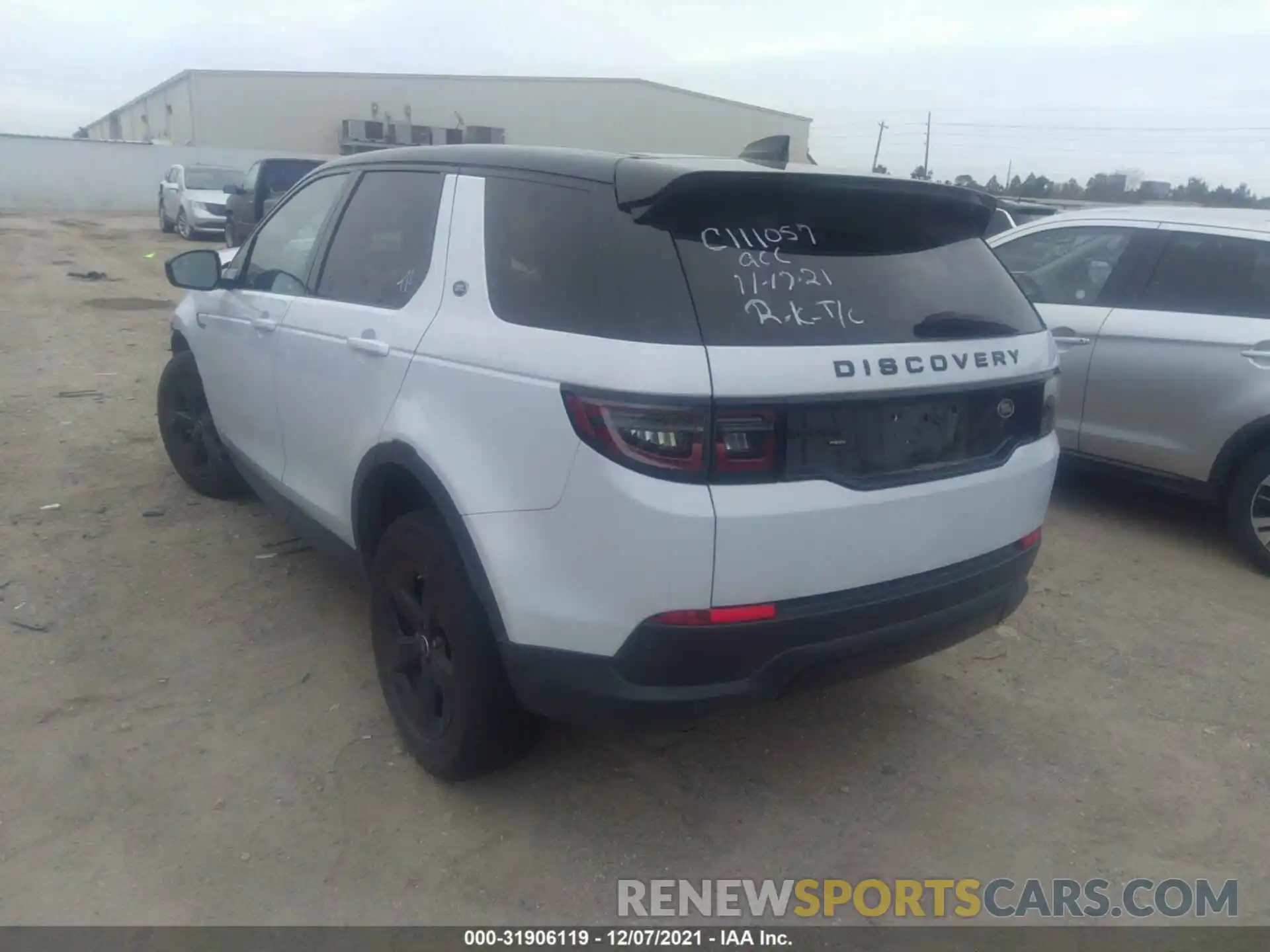 3 Photograph of a damaged car SALCK2FX0LH858008 LAND ROVER DISCOVERY SPORT 2020