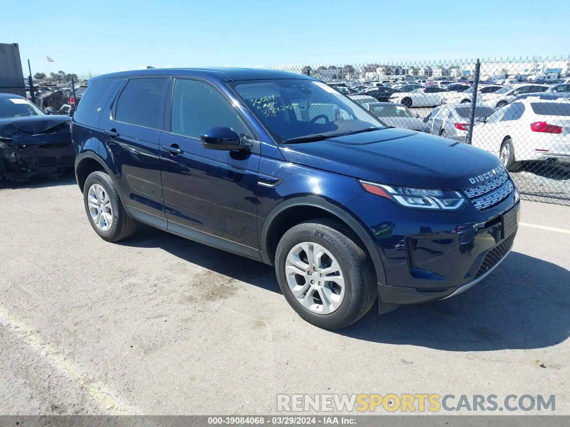 1 Photograph of a damaged car SALCK2FX0LH870935 LAND ROVER DISCOVERY SPORT 2020