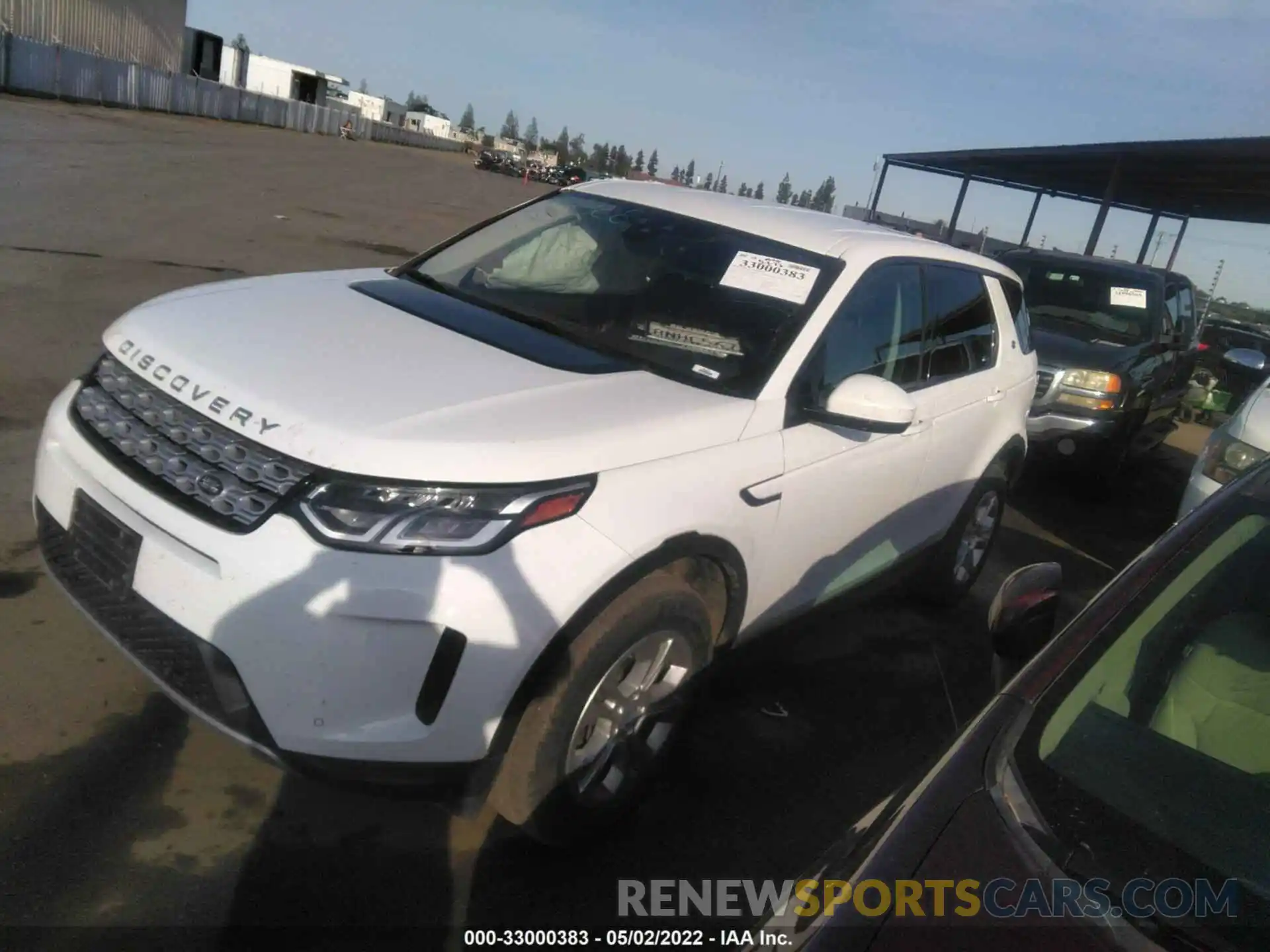 2 Photograph of a damaged car SALCK2FX4LH843639 LAND ROVER DISCOVERY SPORT 2020