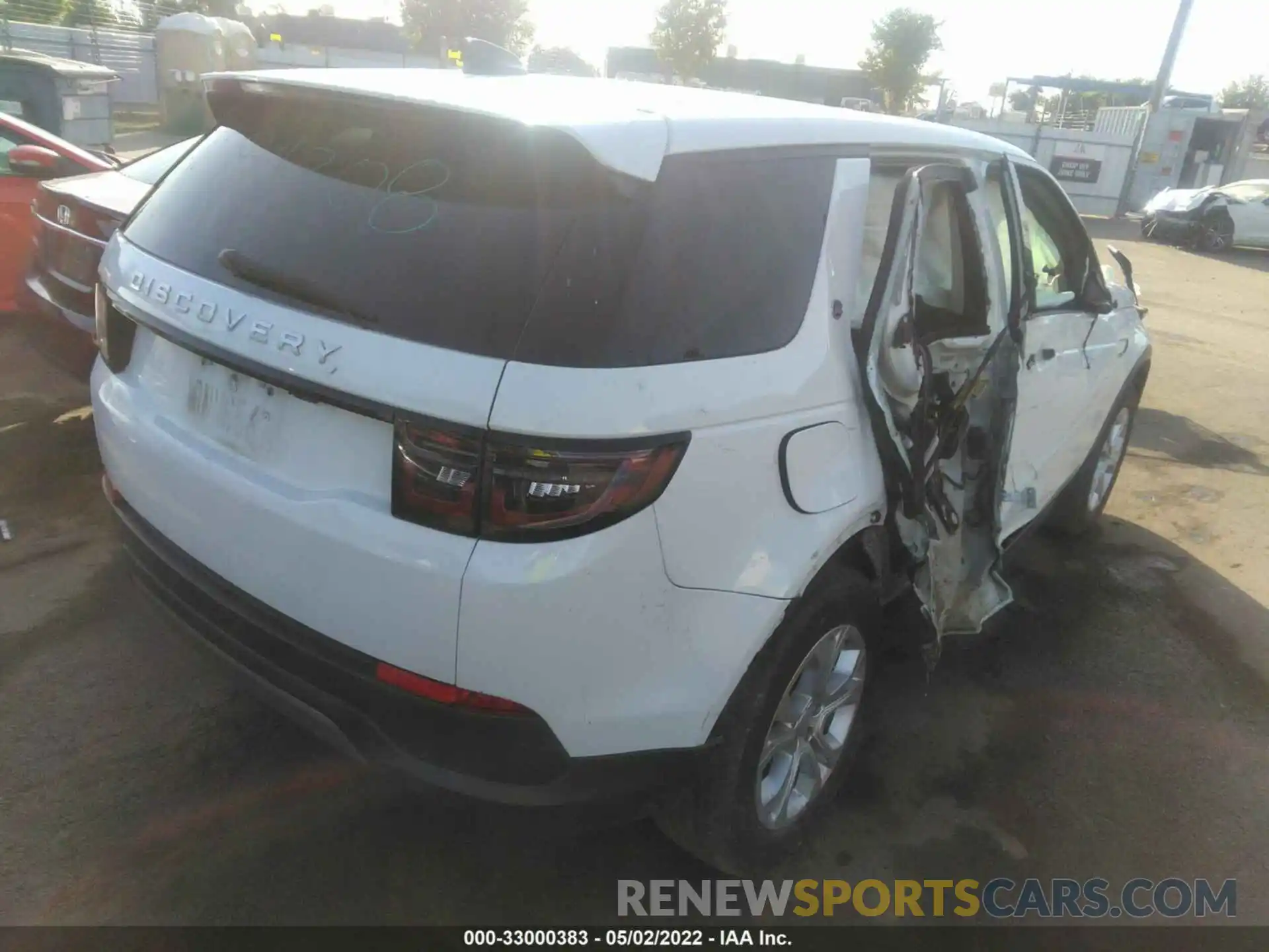 4 Photograph of a damaged car SALCK2FX4LH843639 LAND ROVER DISCOVERY SPORT 2020