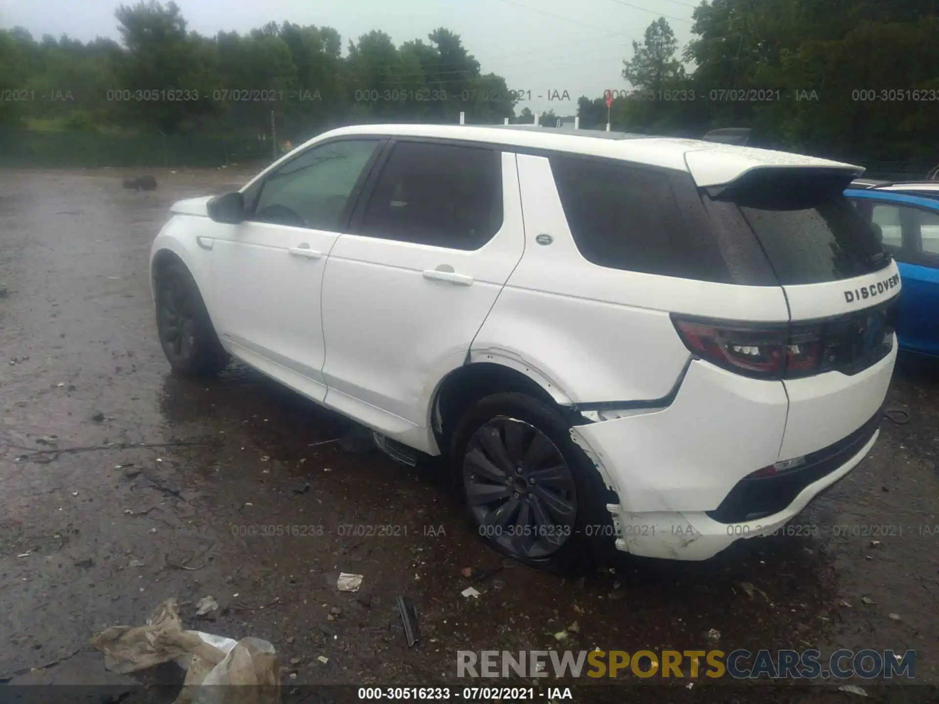 3 Photograph of a damaged car SALCL2FX0LH864453 LAND ROVER DISCOVERY SPORT 2020