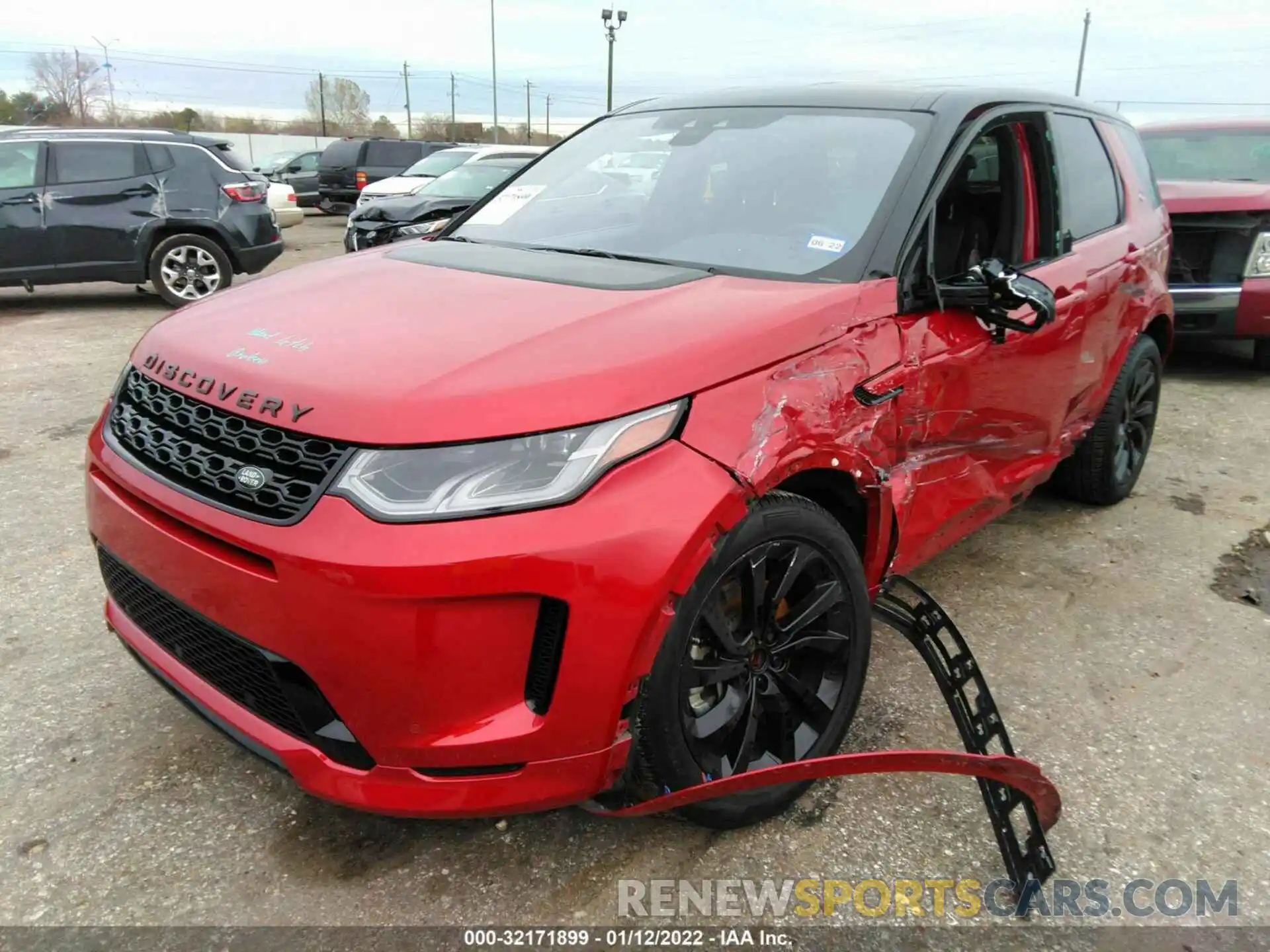 2 Photograph of a damaged car SALCL2FX5LH881393 LAND ROVER DISCOVERY SPORT 2020