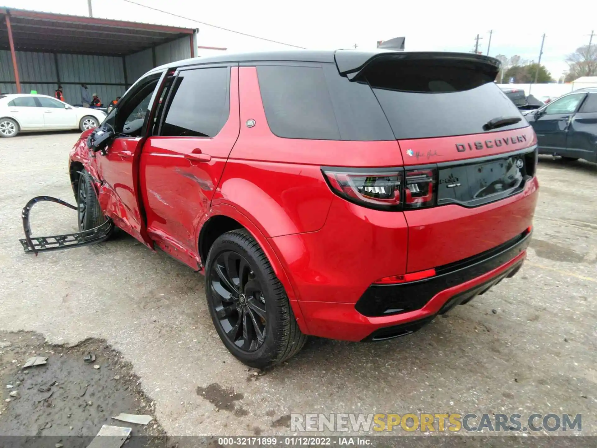 3 Photograph of a damaged car SALCL2FX5LH881393 LAND ROVER DISCOVERY SPORT 2020