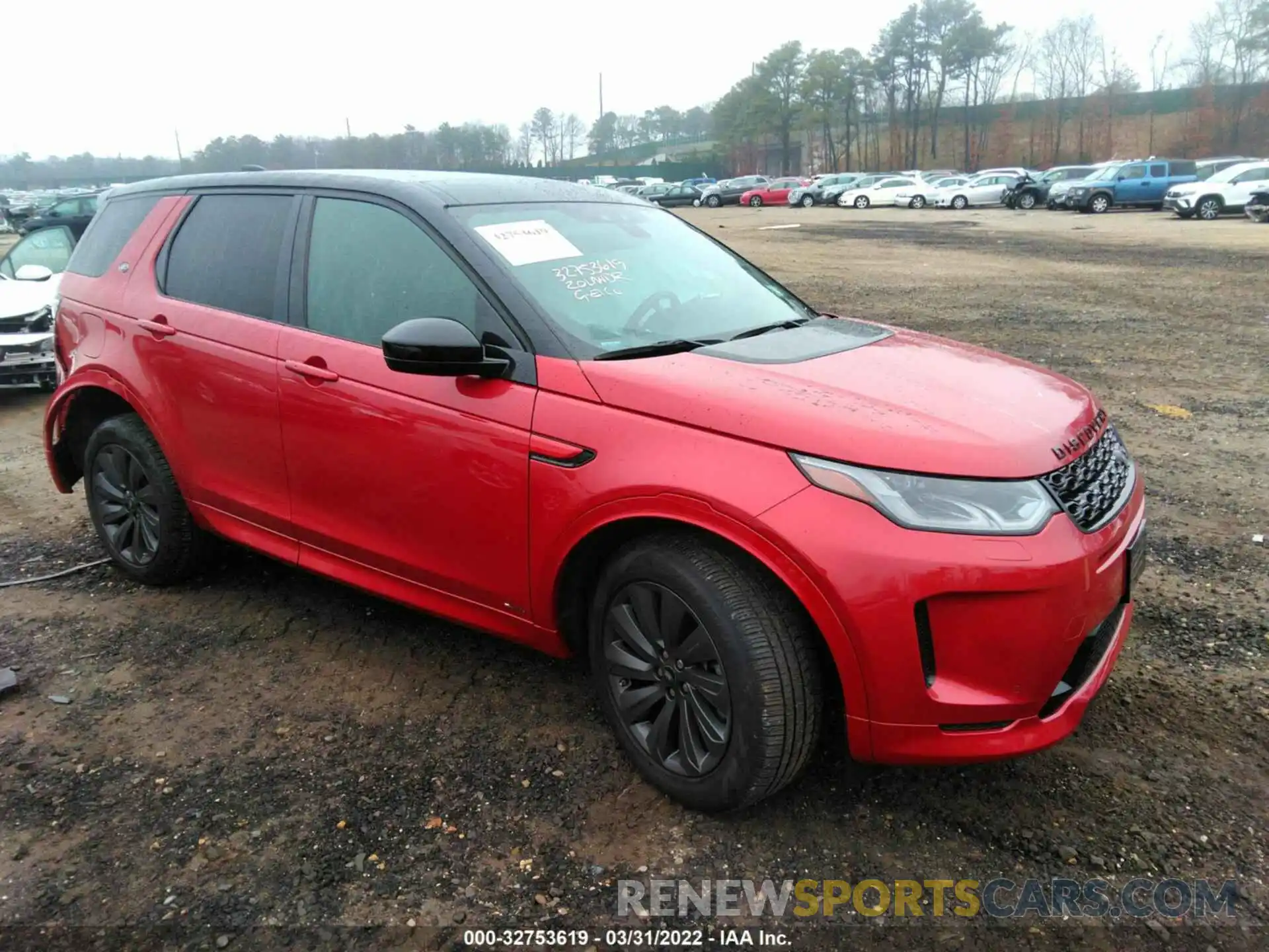 1 Photograph of a damaged car SALCL2FX9LH832987 LAND ROVER DISCOVERY SPORT 2020