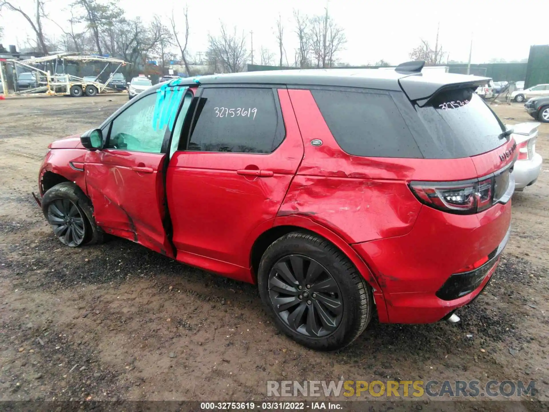 3 Photograph of a damaged car SALCL2FX9LH832987 LAND ROVER DISCOVERY SPORT 2020