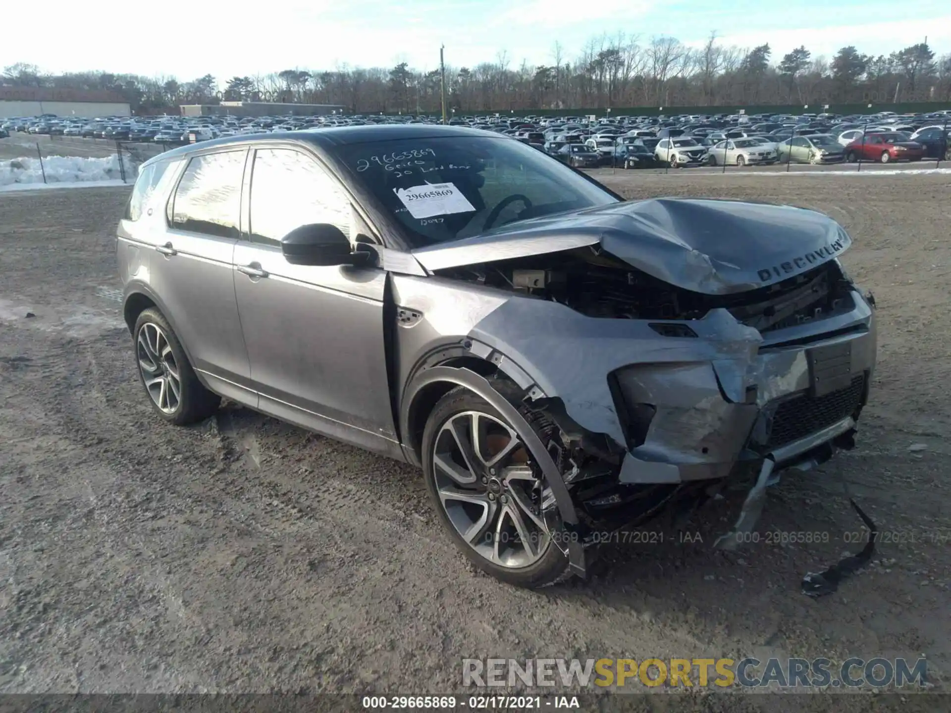 1 Photograph of a damaged car SALCL2FX9LH841298 LAND ROVER DISCOVERY SPORT 2020