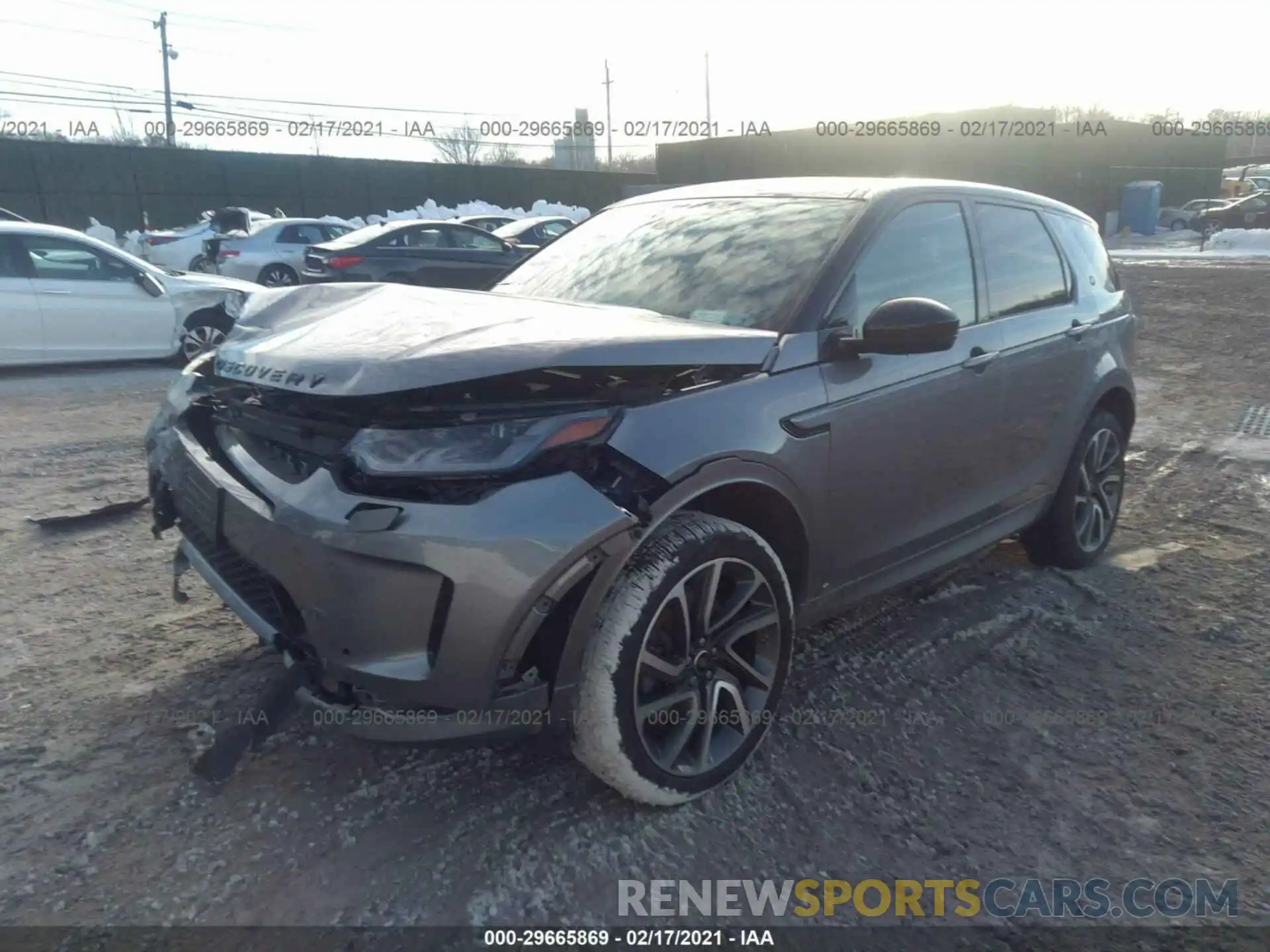 2 Photograph of a damaged car SALCL2FX9LH841298 LAND ROVER DISCOVERY SPORT 2020