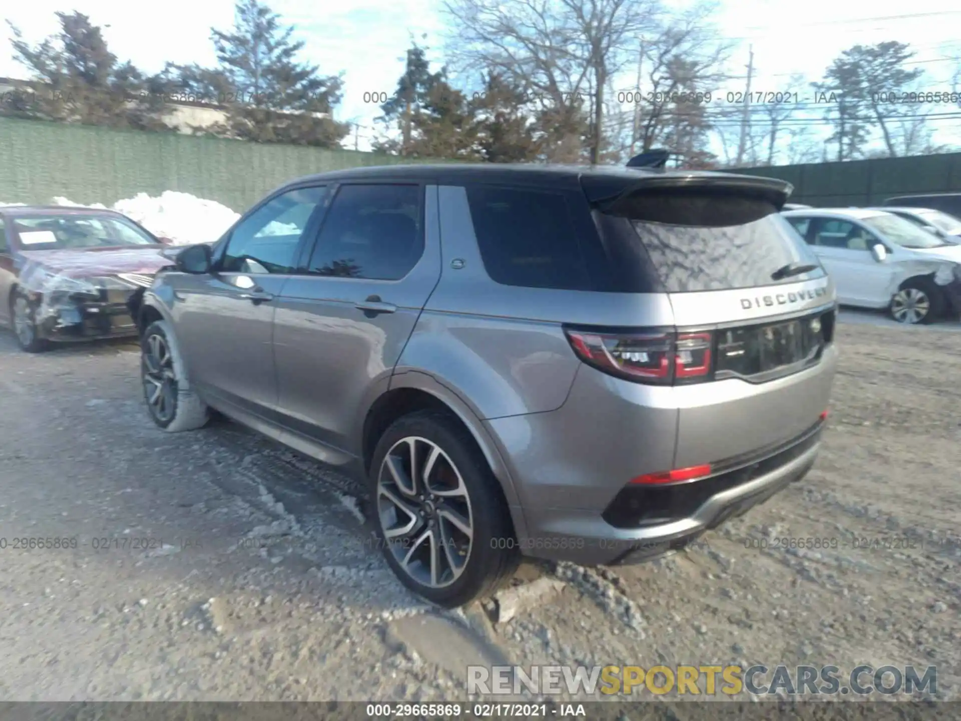 3 Photograph of a damaged car SALCL2FX9LH841298 LAND ROVER DISCOVERY SPORT 2020