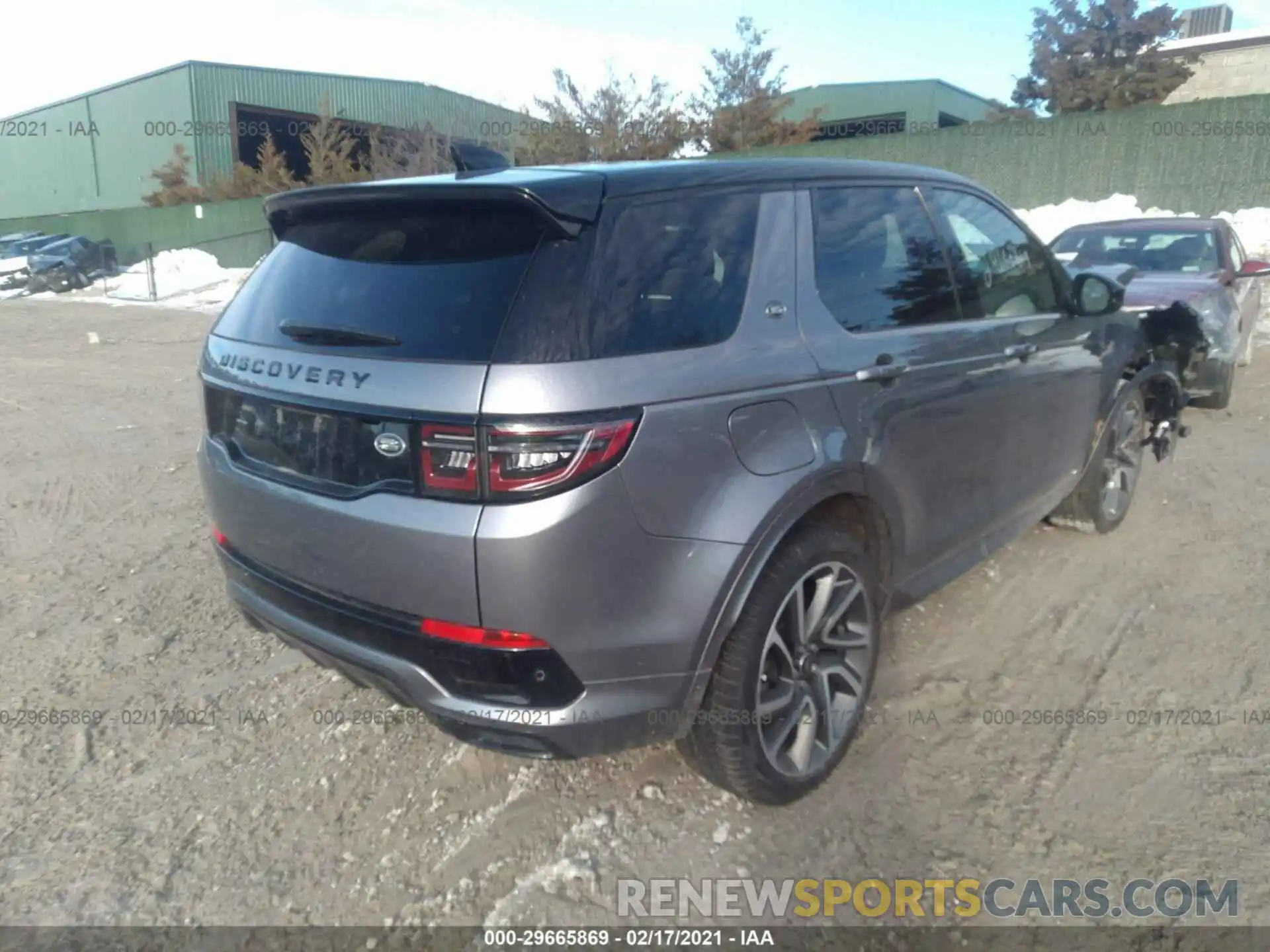 4 Photograph of a damaged car SALCL2FX9LH841298 LAND ROVER DISCOVERY SPORT 2020