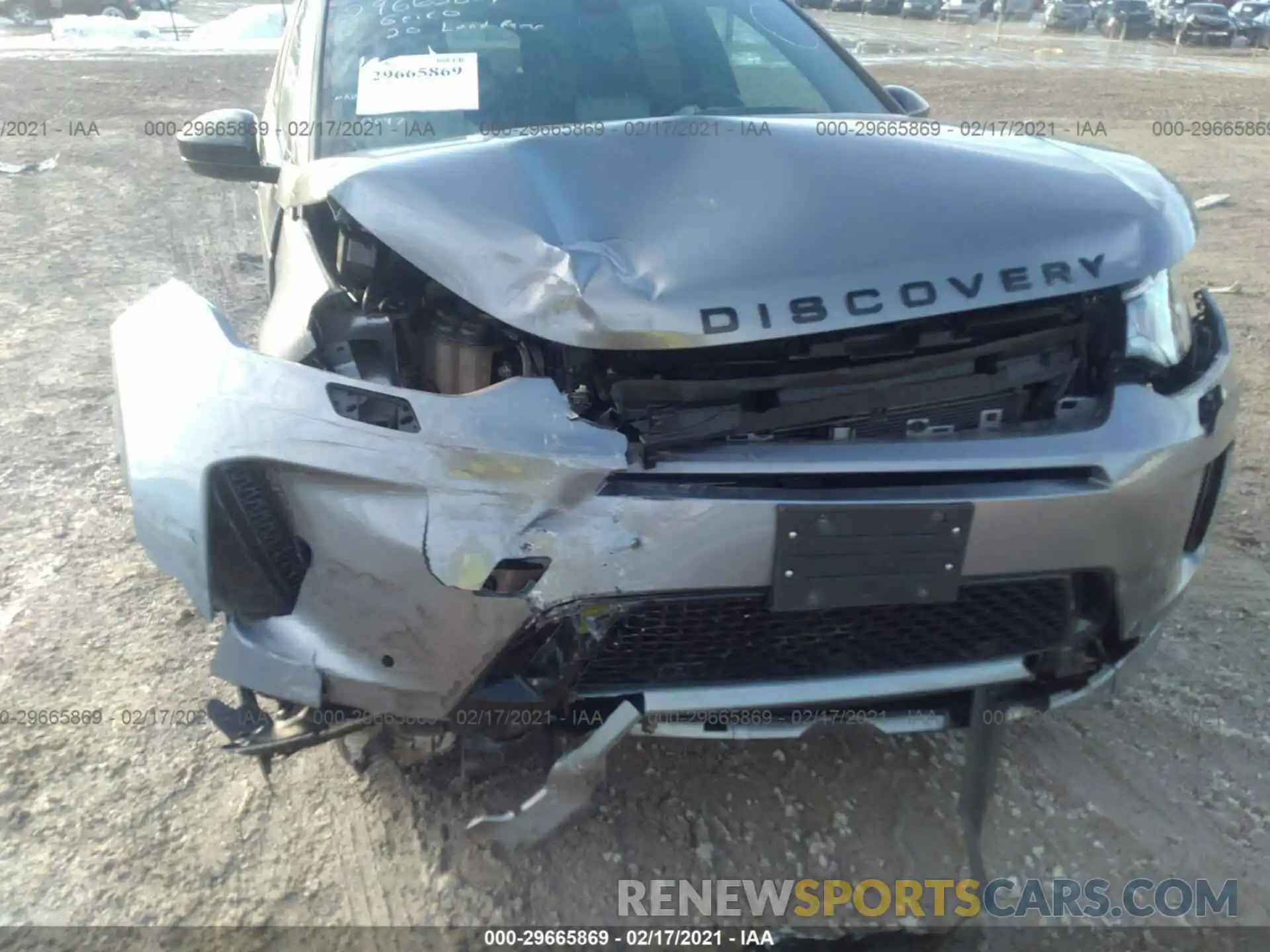 6 Photograph of a damaged car SALCL2FX9LH841298 LAND ROVER DISCOVERY SPORT 2020