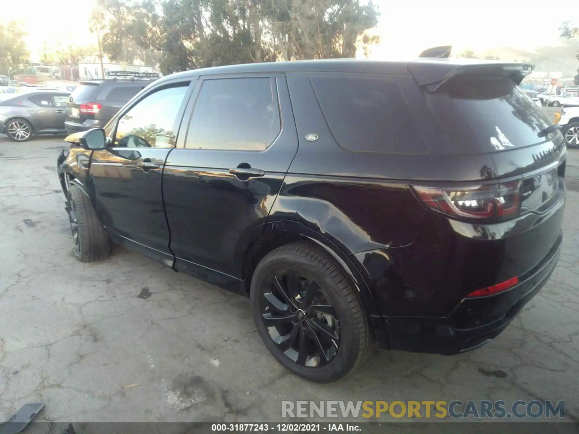 3 Photograph of a damaged car SALCM2GX4LH846503 LAND ROVER DISCOVERY SPORT 2020