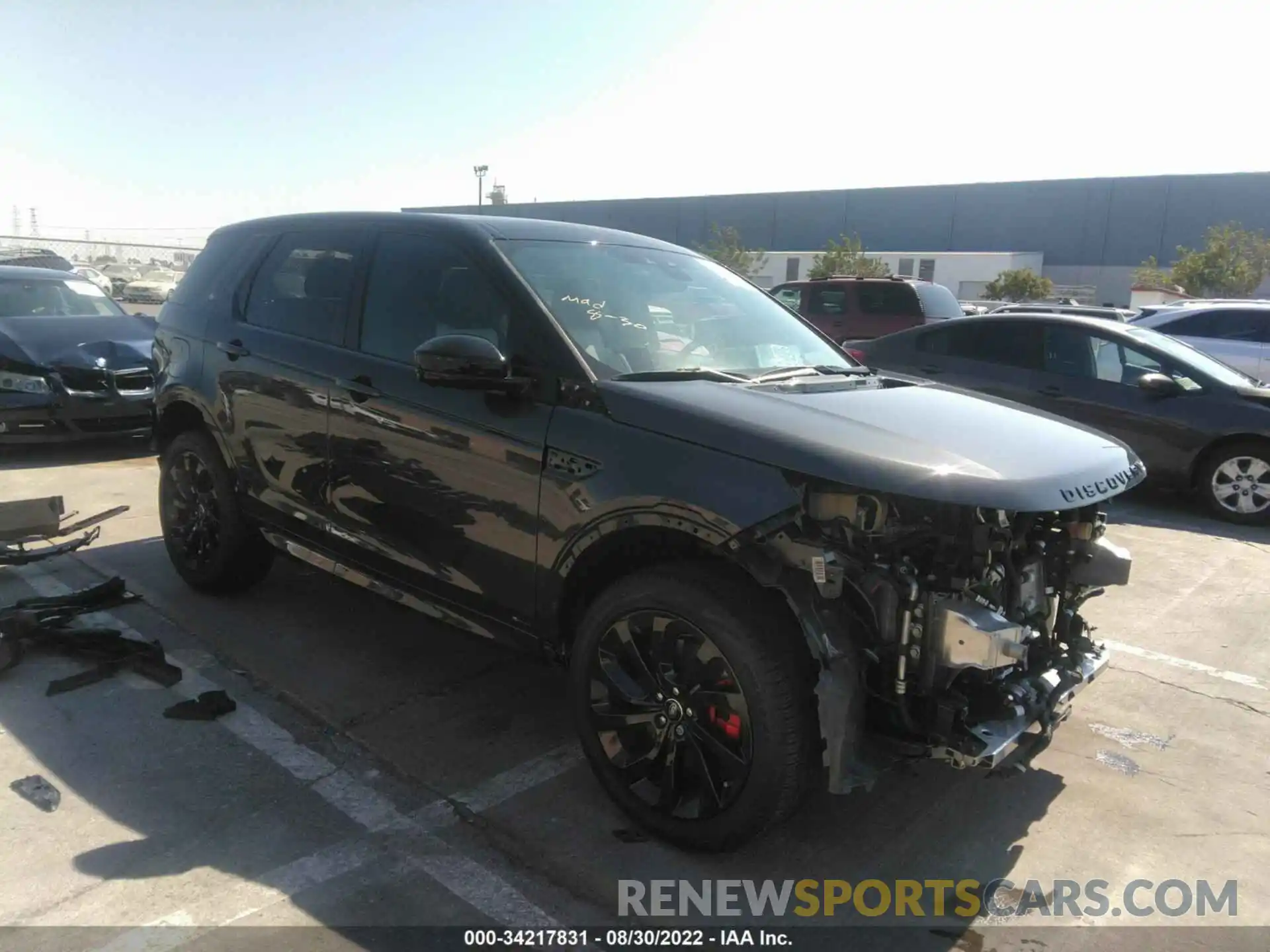 1 Photograph of a damaged car SALCM2GX8LH847301 LAND ROVER DISCOVERY SPORT 2020