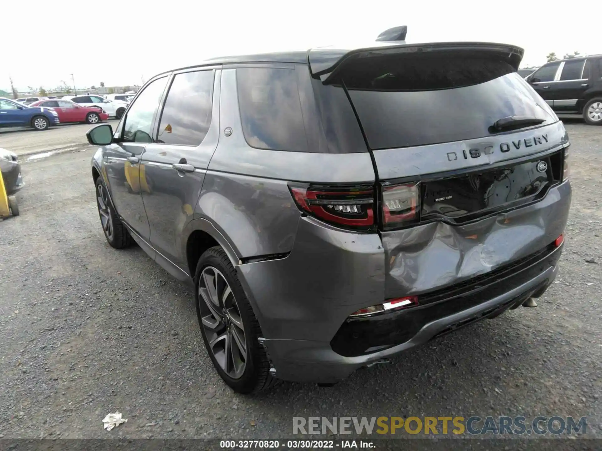 3 Фотография поврежденного автомобиля SALCM2GXXLH866156 LAND ROVER DISCOVERY SPORT 2020