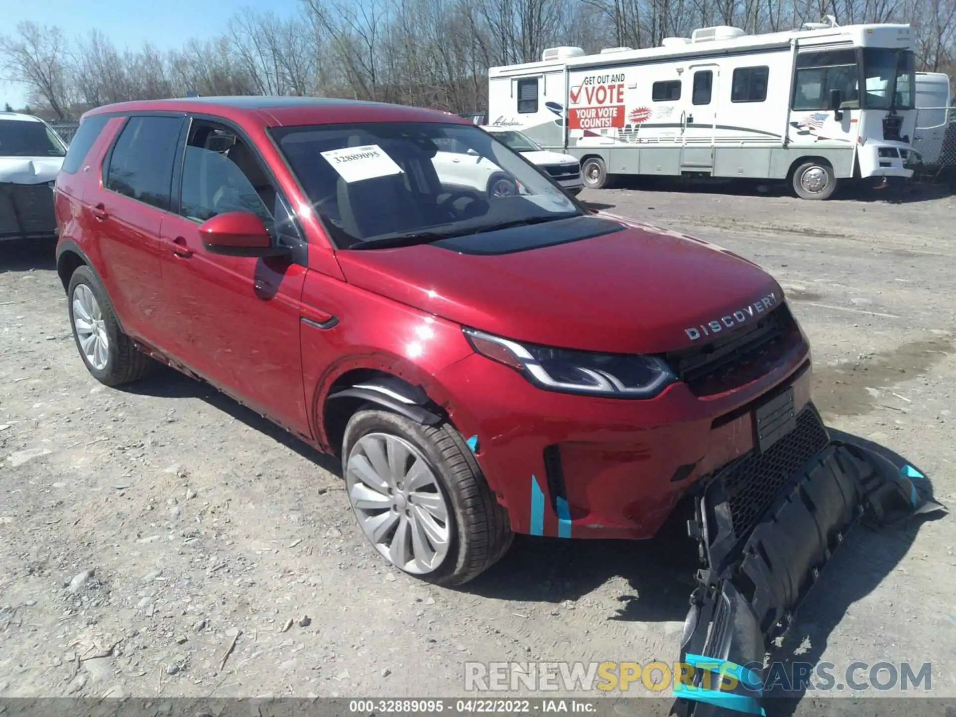 1 Photograph of a damaged car SALCP2FX1LH852459 LAND ROVER DISCOVERY SPORT 2020