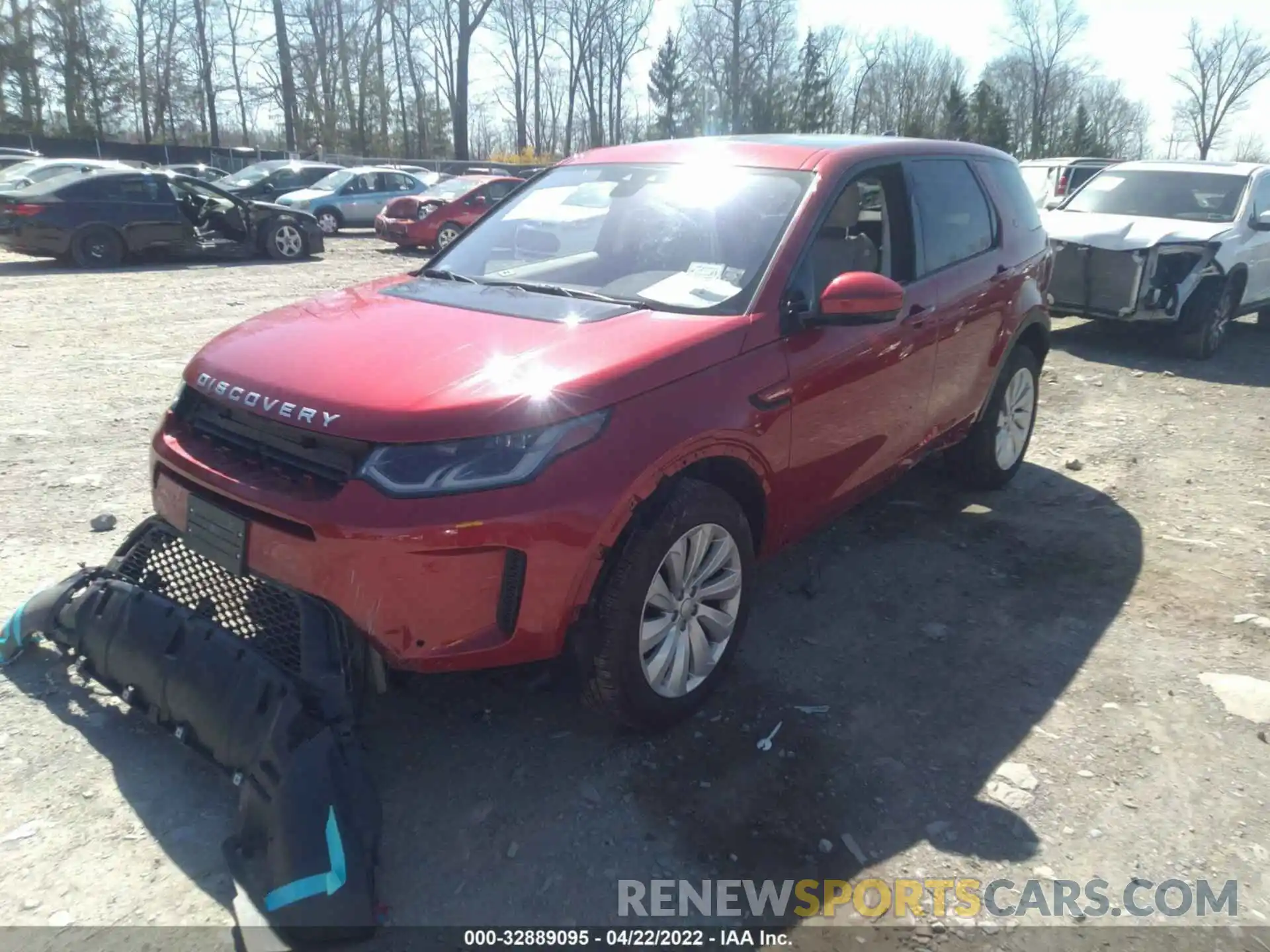 2 Photograph of a damaged car SALCP2FX1LH852459 LAND ROVER DISCOVERY SPORT 2020