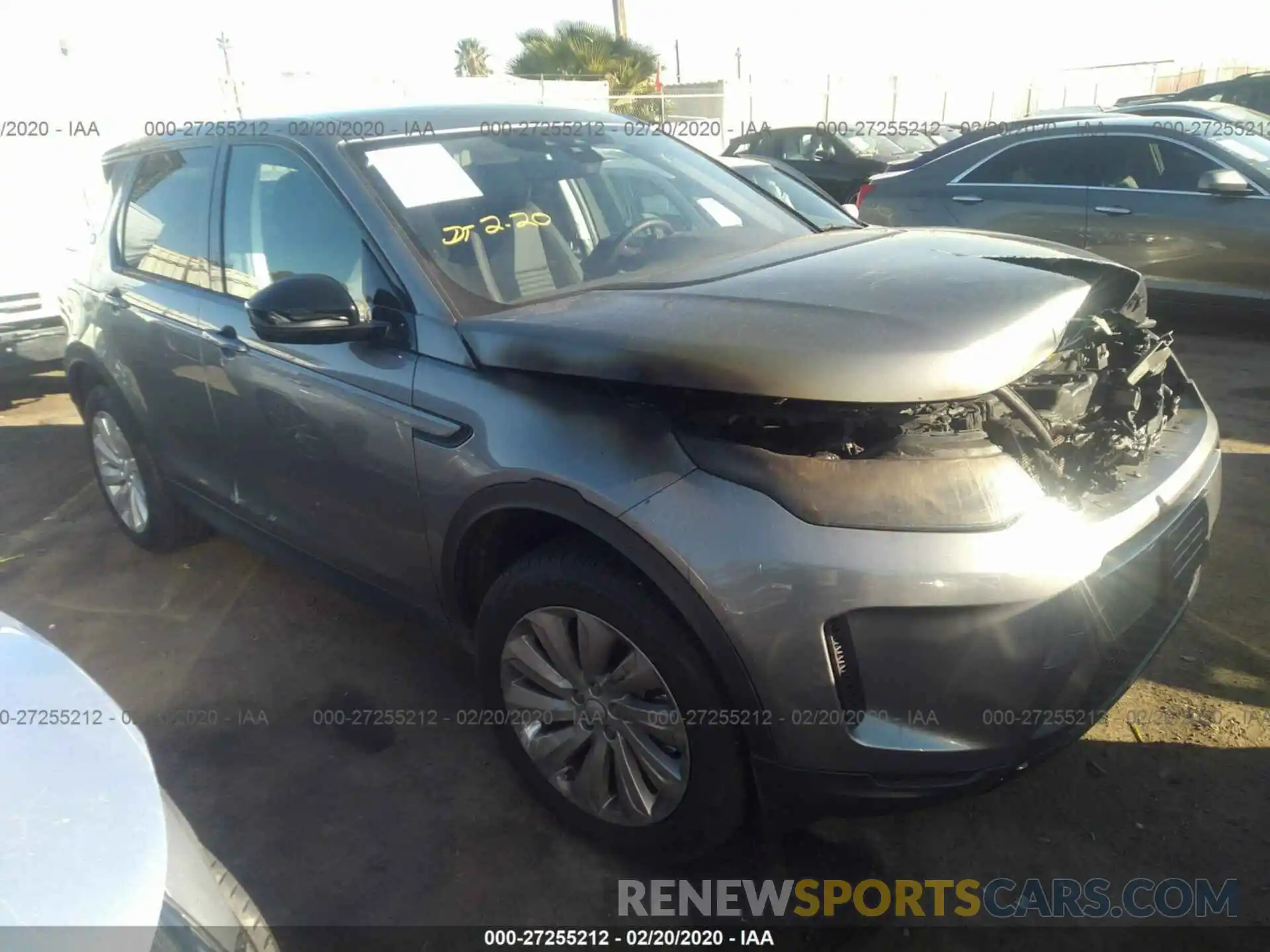 1 Photograph of a damaged car SALCP2FX4LH839589 LAND ROVER DISCOVERY SPORT 2020