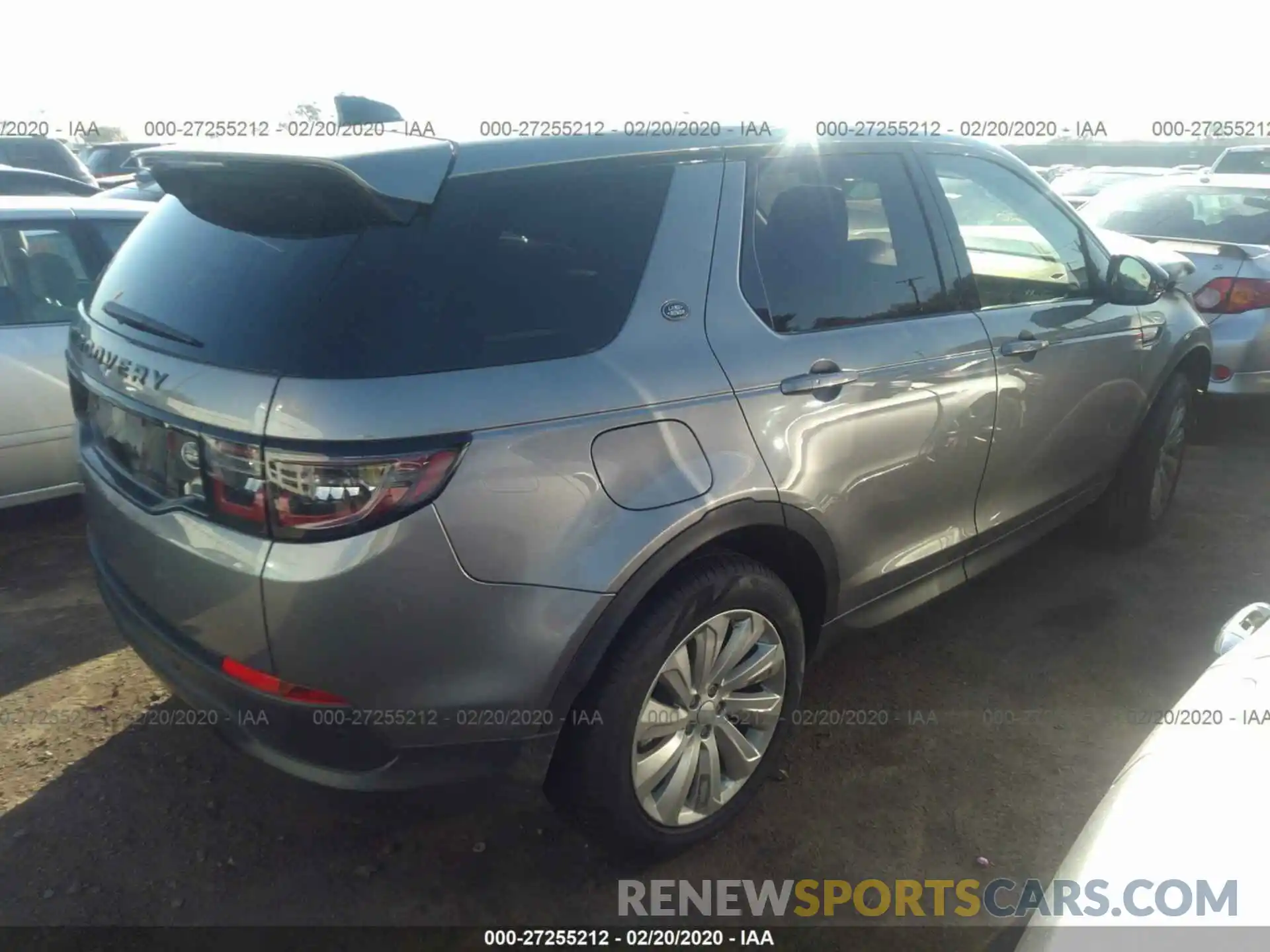 4 Photograph of a damaged car SALCP2FX4LH839589 LAND ROVER DISCOVERY SPORT 2020