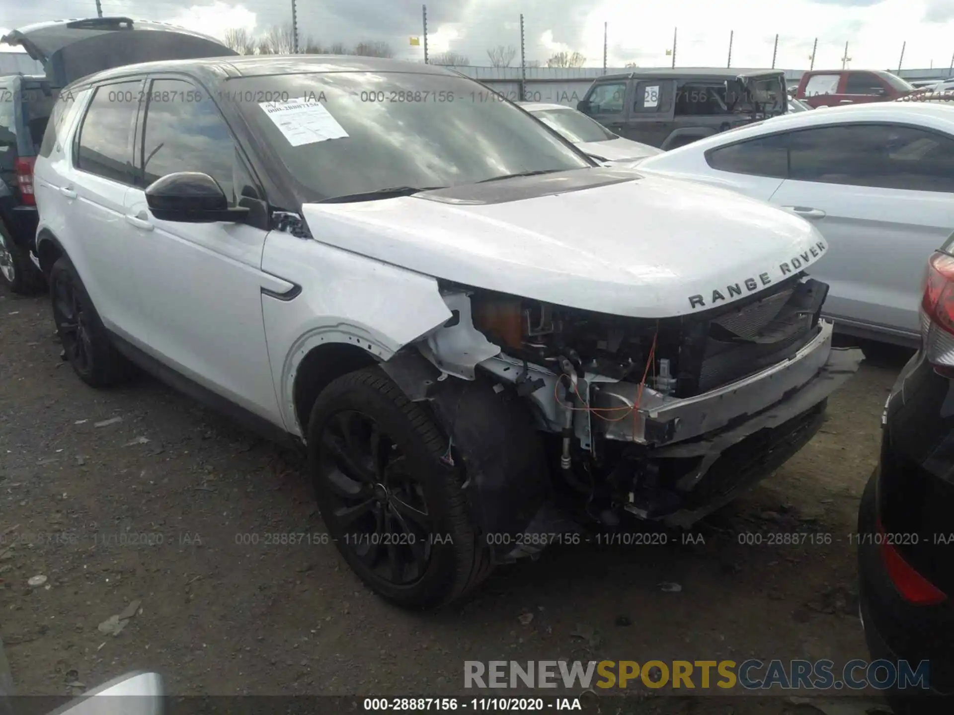 1 Photograph of a damaged car SALCP2FX4LH865920 LAND ROVER DISCOVERY SPORT 2020