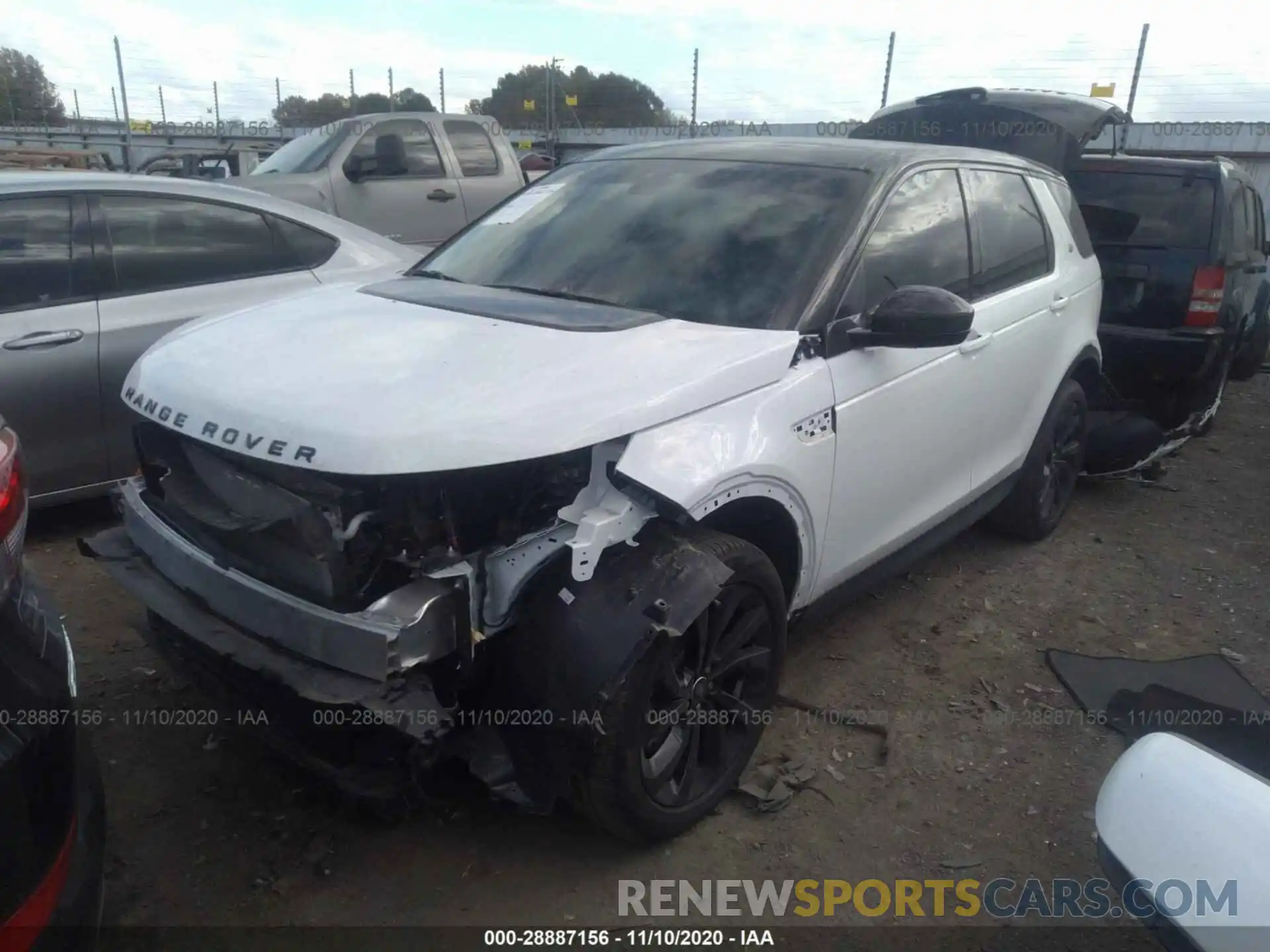 2 Photograph of a damaged car SALCP2FX4LH865920 LAND ROVER DISCOVERY SPORT 2020