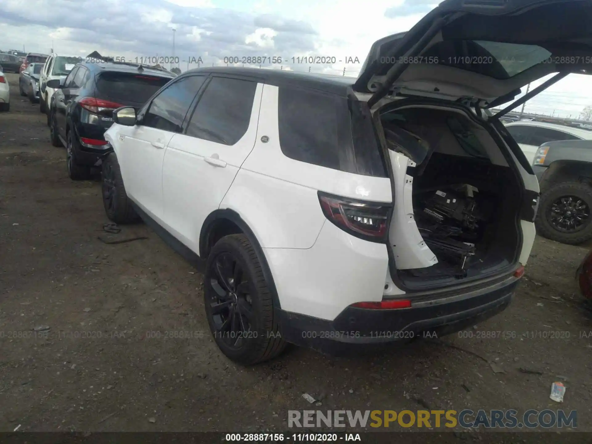 3 Photograph of a damaged car SALCP2FX4LH865920 LAND ROVER DISCOVERY SPORT 2020