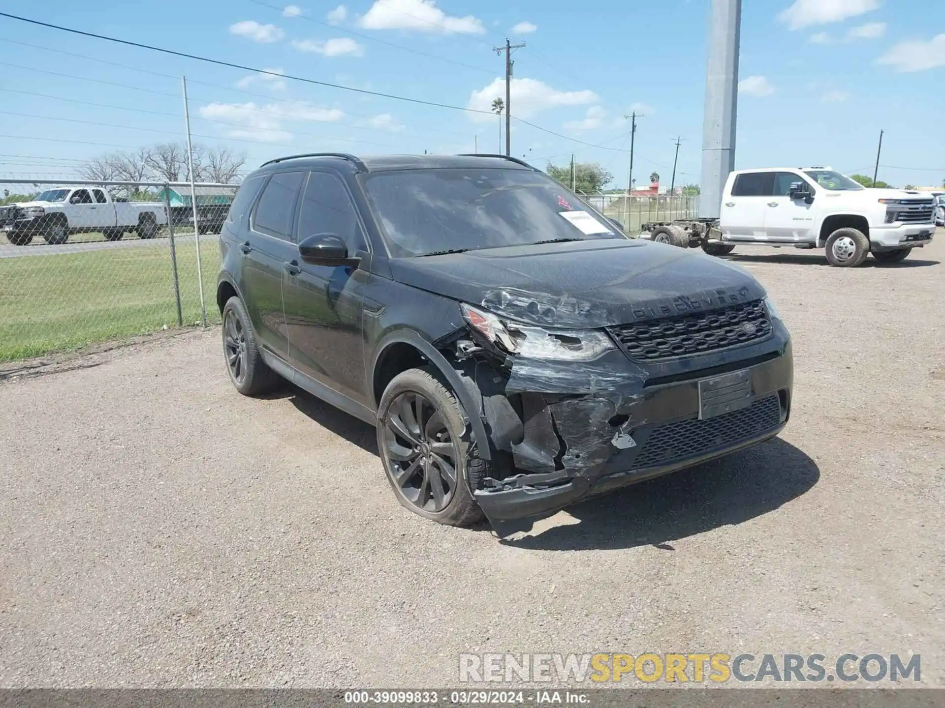 1 Photograph of a damaged car SALCP2FX7LH851493 LAND ROVER DISCOVERY SPORT 2020