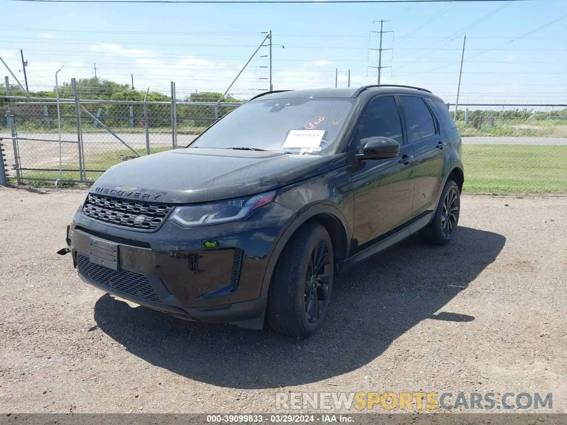 2 Photograph of a damaged car SALCP2FX7LH851493 LAND ROVER DISCOVERY SPORT 2020