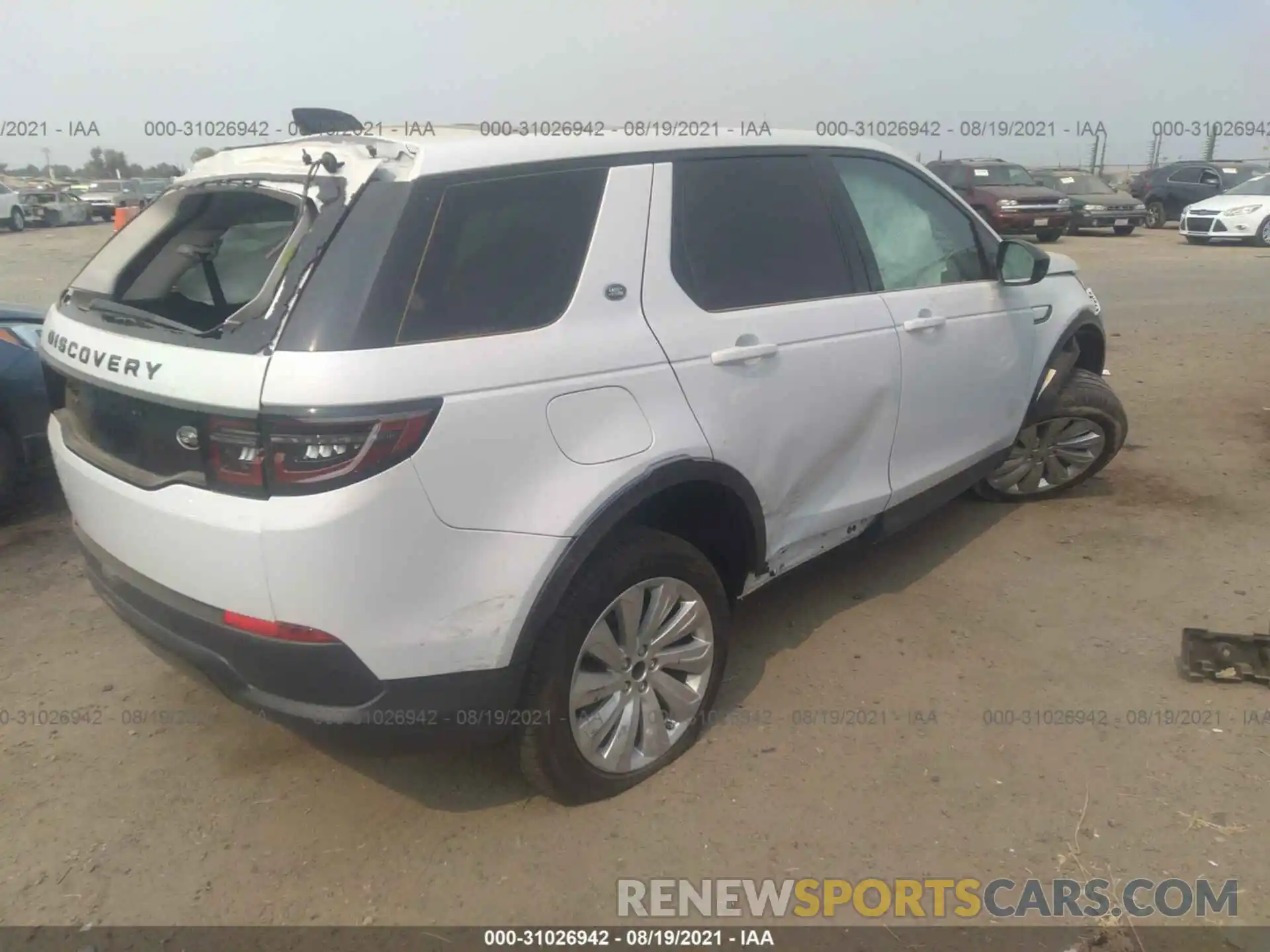 4 Photograph of a damaged car SALCP2FX9LH860373 LAND ROVER DISCOVERY SPORT 2020