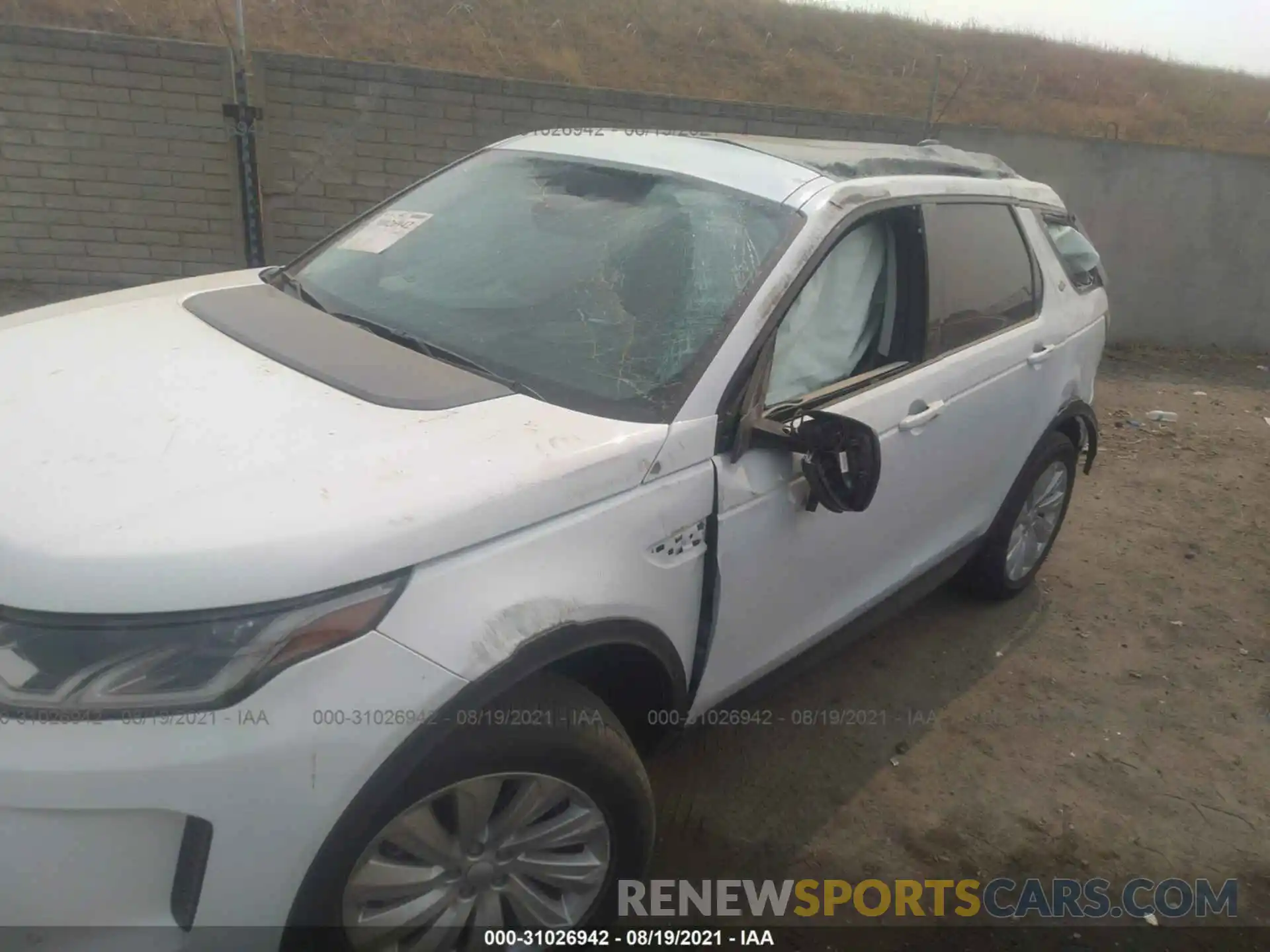 6 Photograph of a damaged car SALCP2FX9LH860373 LAND ROVER DISCOVERY SPORT 2020