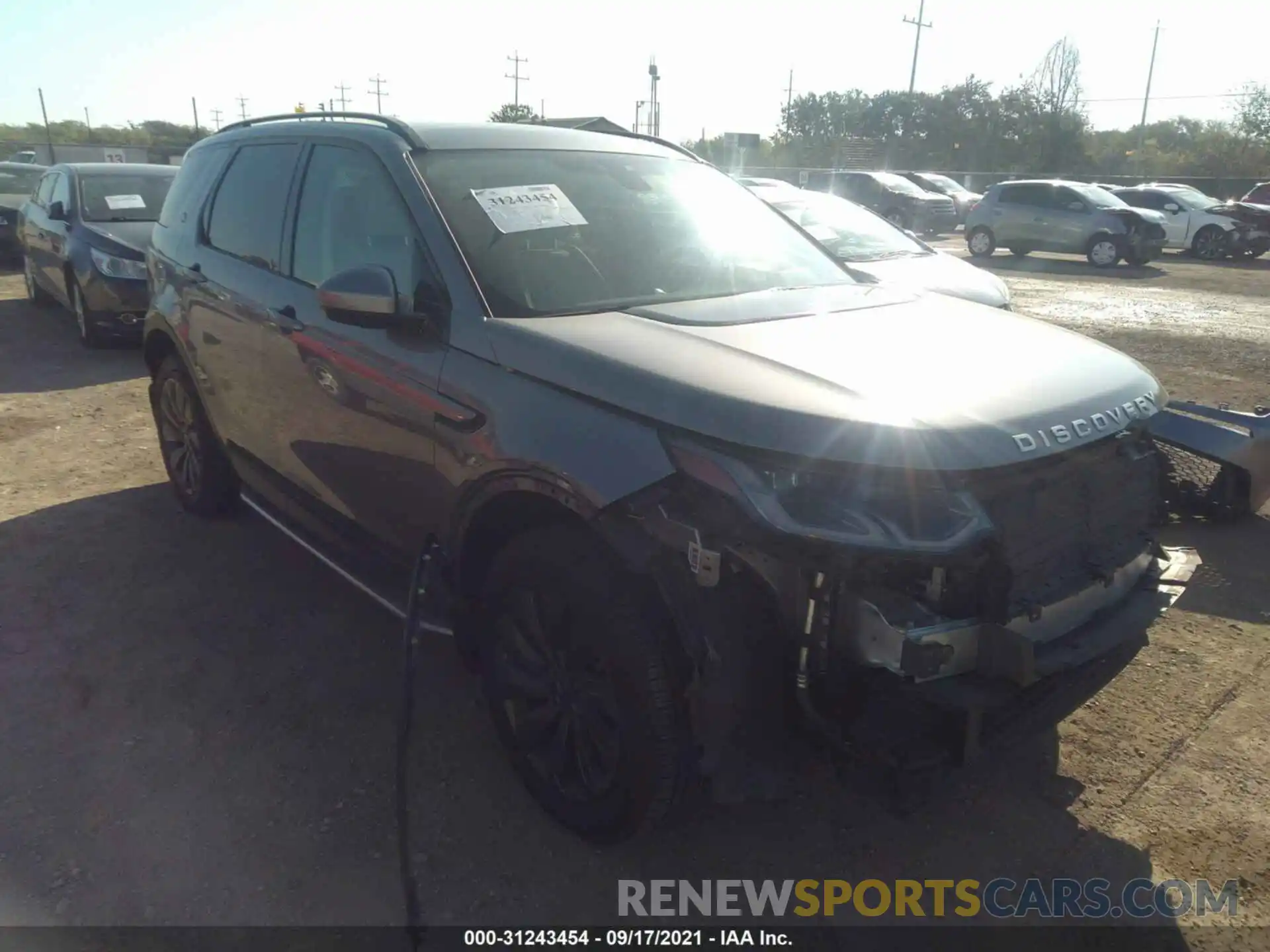 1 Photograph of a damaged car SALCP2FXXLH841072 LAND ROVER DISCOVERY SPORT 2020