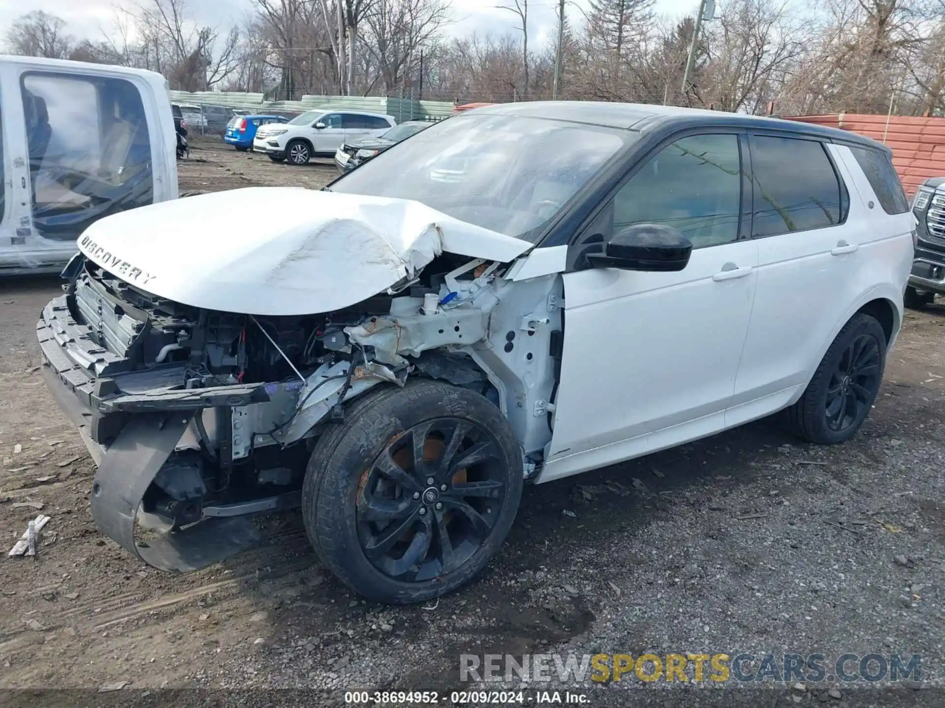 2 Photograph of a damaged car SALCT2FX1LH839030 LAND ROVER DISCOVERY SPORT 2020