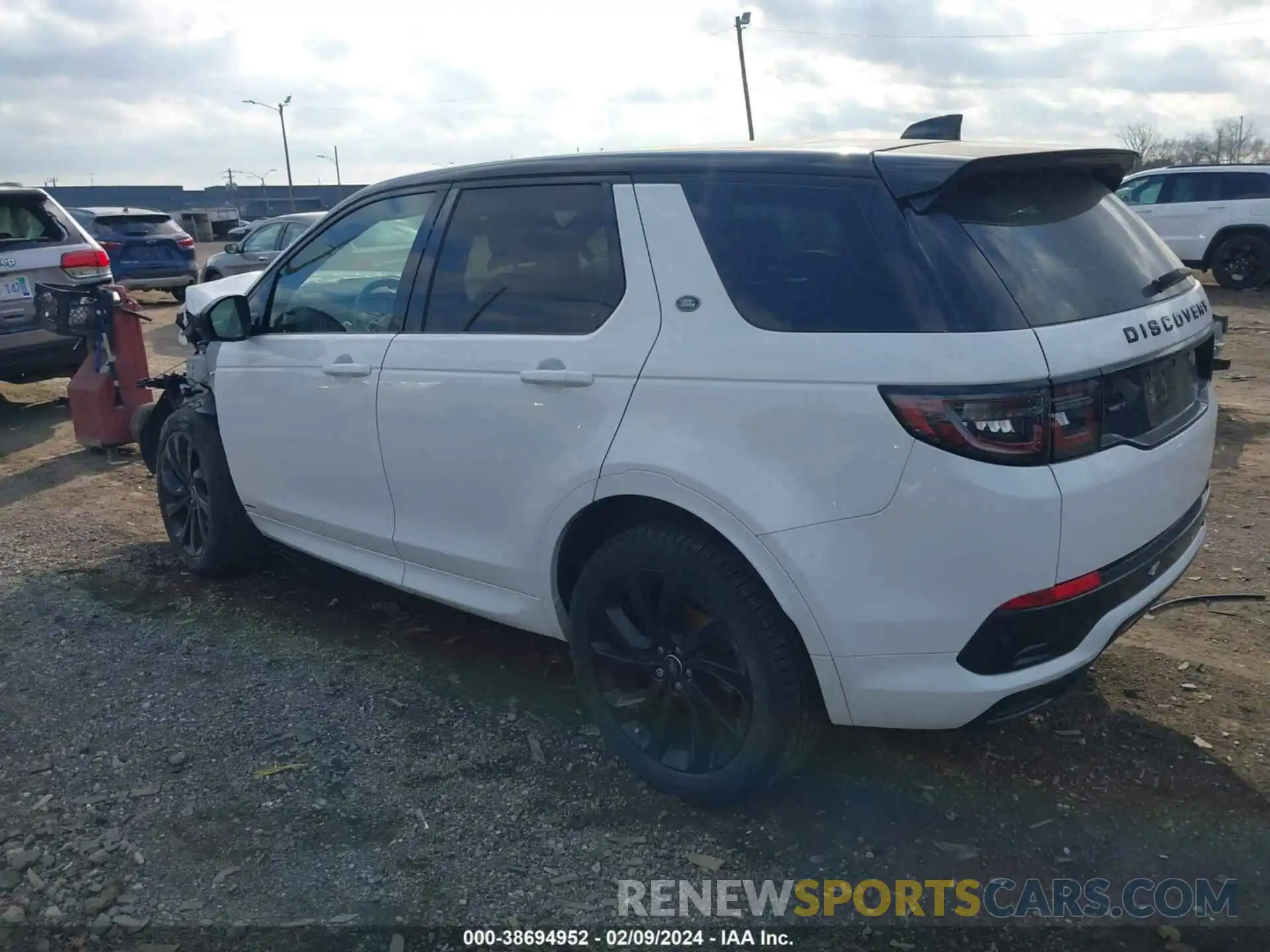 3 Photograph of a damaged car SALCT2FX1LH839030 LAND ROVER DISCOVERY SPORT 2020