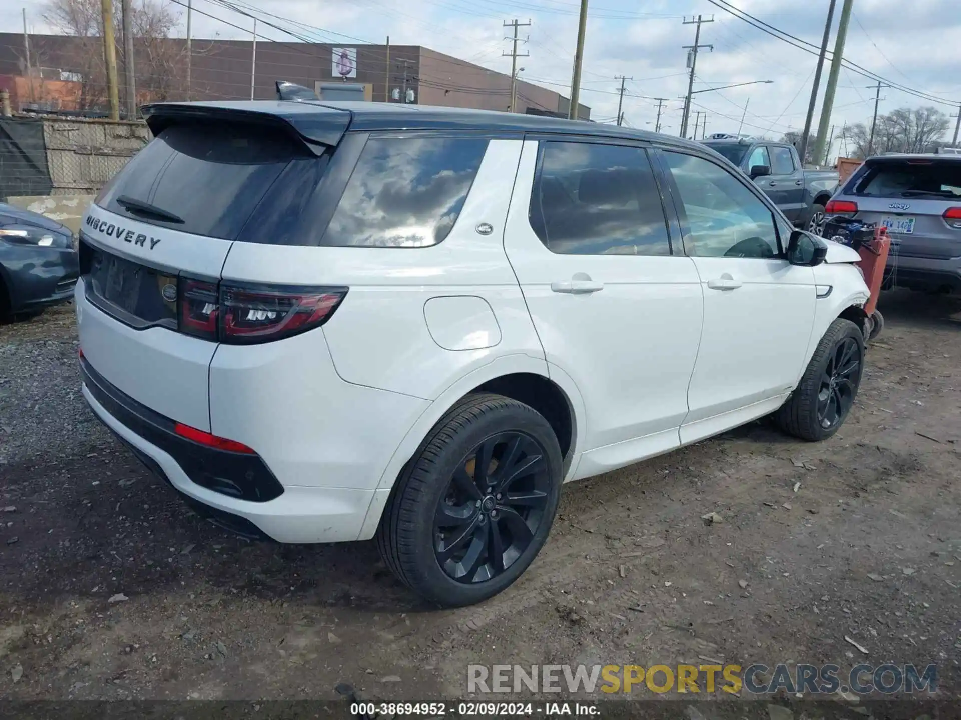 4 Photograph of a damaged car SALCT2FX1LH839030 LAND ROVER DISCOVERY SPORT 2020