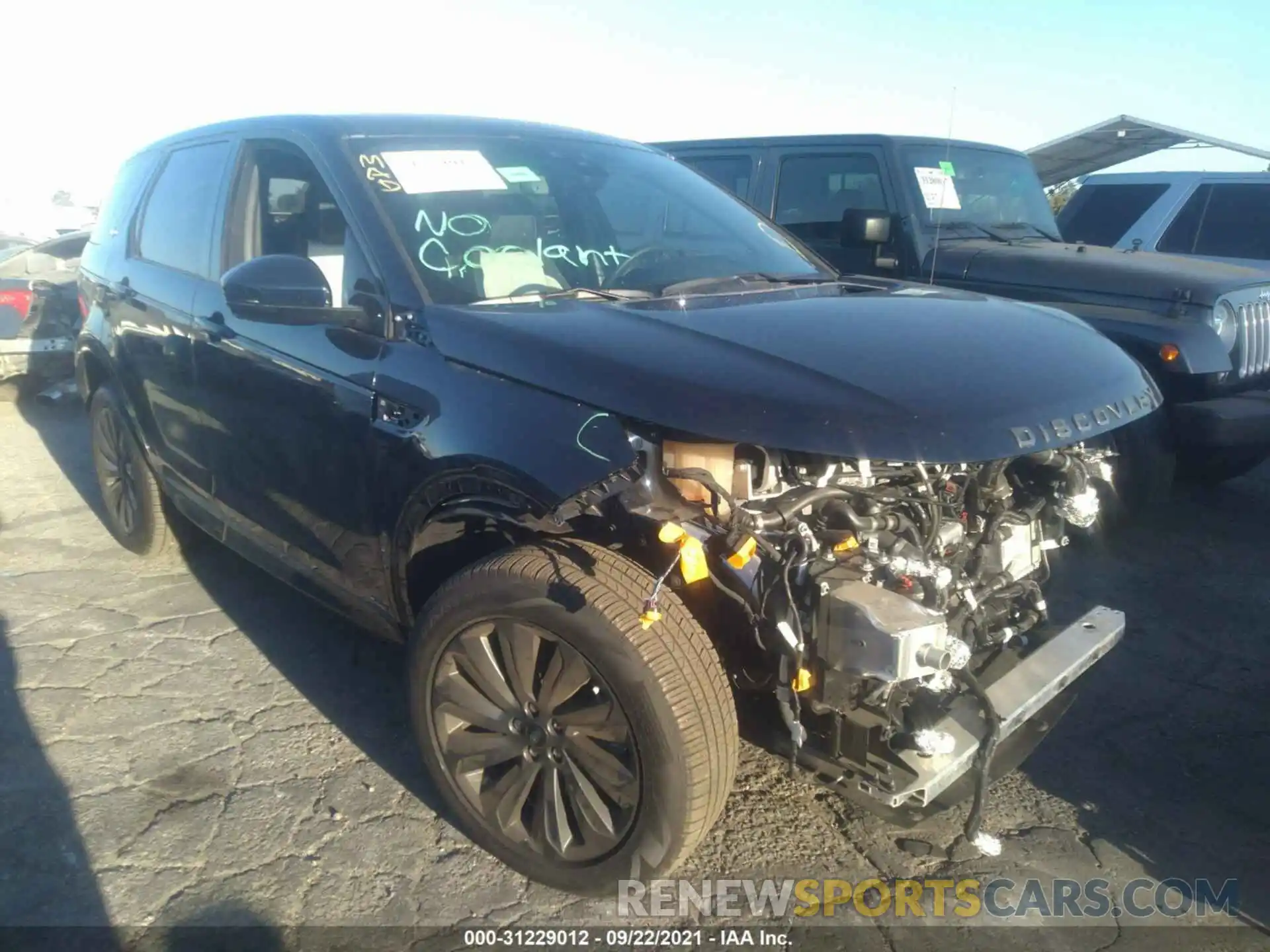 1 Photograph of a damaged car SALCT2FX2LH875163 LAND ROVER DISCOVERY SPORT 2020