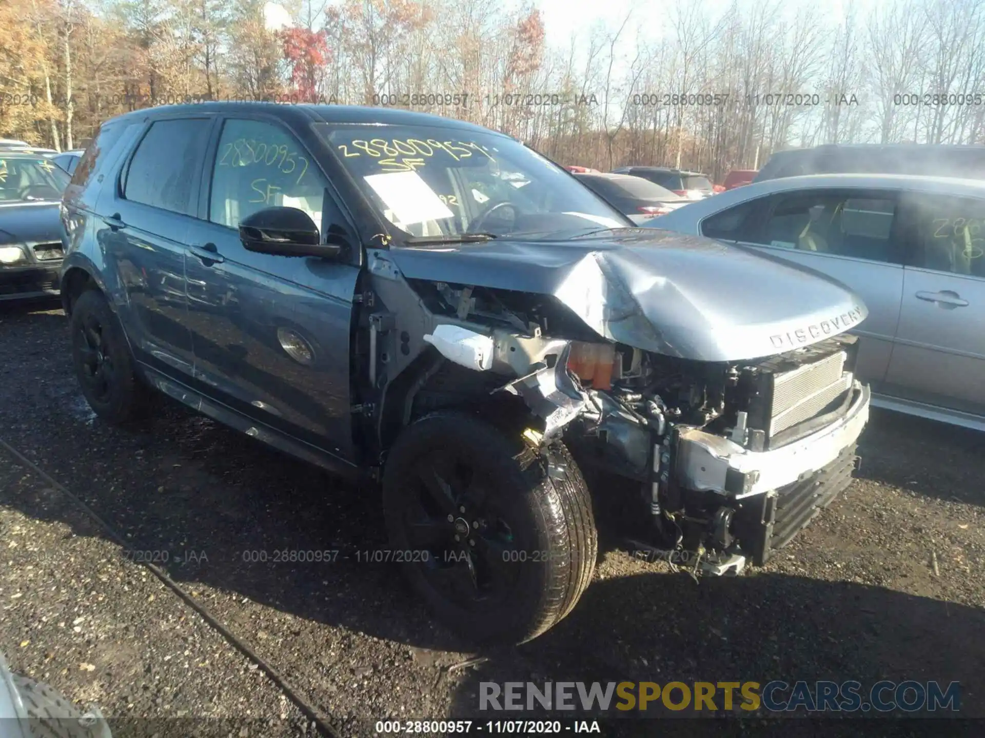 1 Photograph of a damaged car SALCT2FX7LH837637 LAND ROVER DISCOVERY SPORT 2020