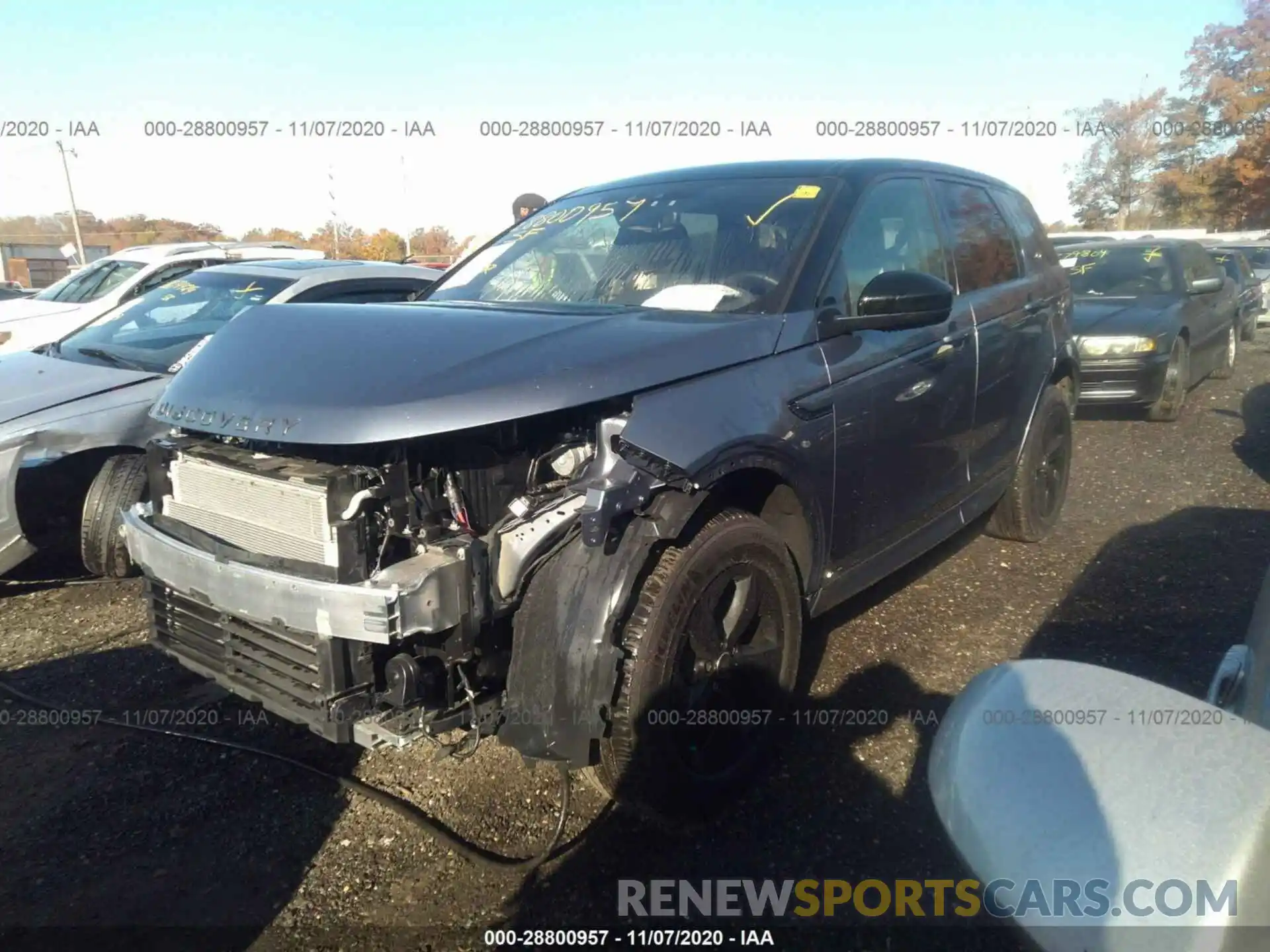 2 Photograph of a damaged car SALCT2FX7LH837637 LAND ROVER DISCOVERY SPORT 2020