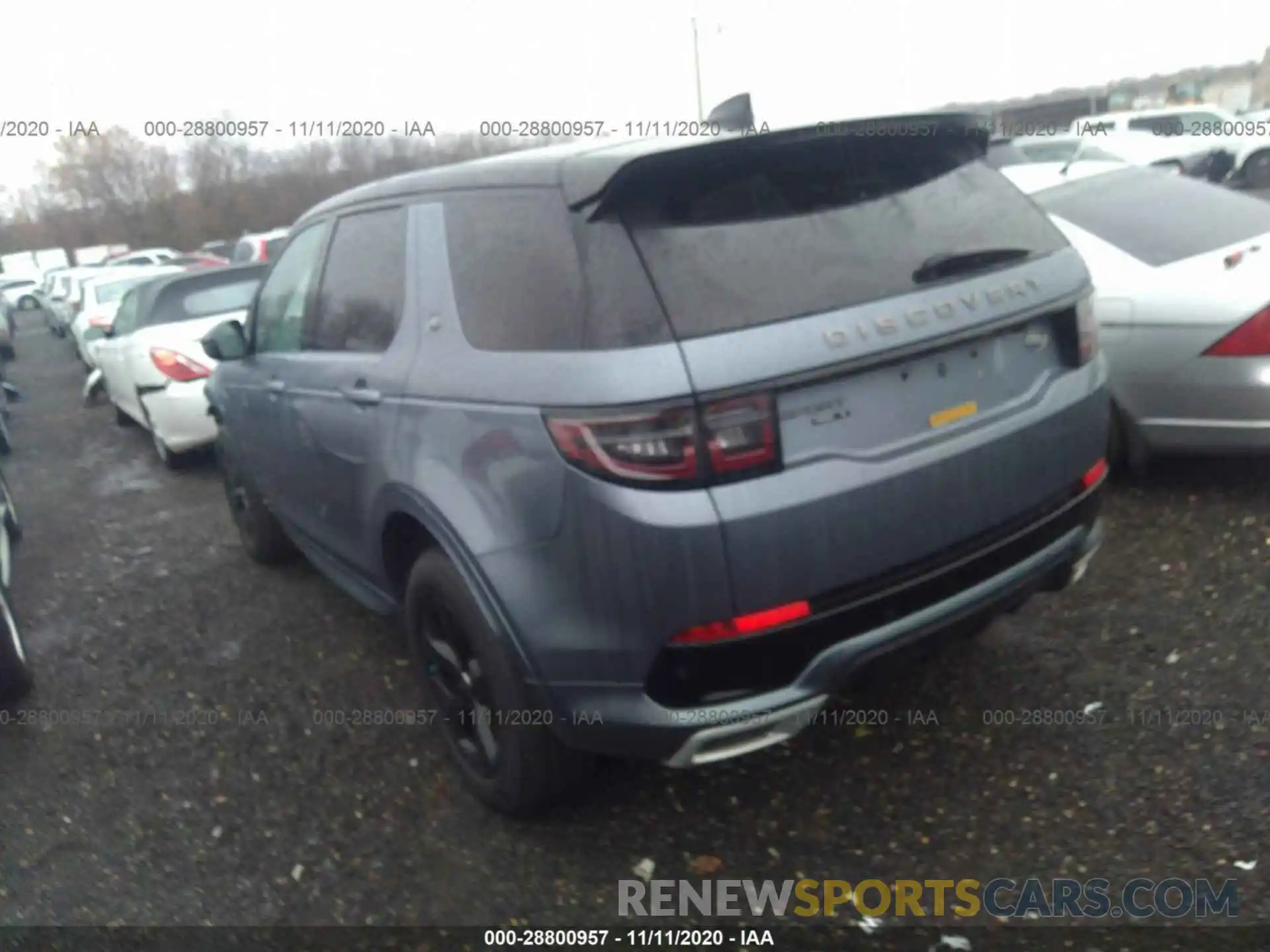 3 Photograph of a damaged car SALCT2FX7LH837637 LAND ROVER DISCOVERY SPORT 2020