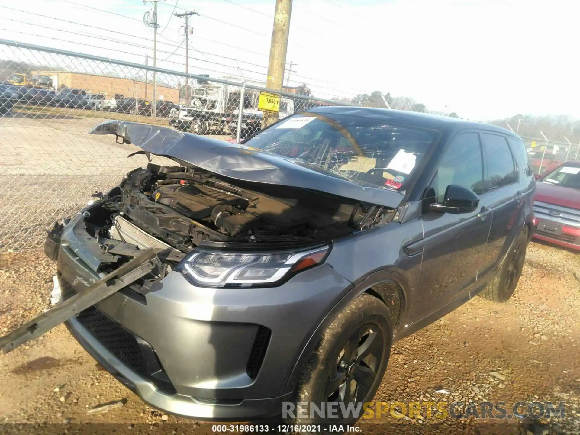 2 Photograph of a damaged car SALCT2FX7LH856110 LAND ROVER DISCOVERY SPORT 2020