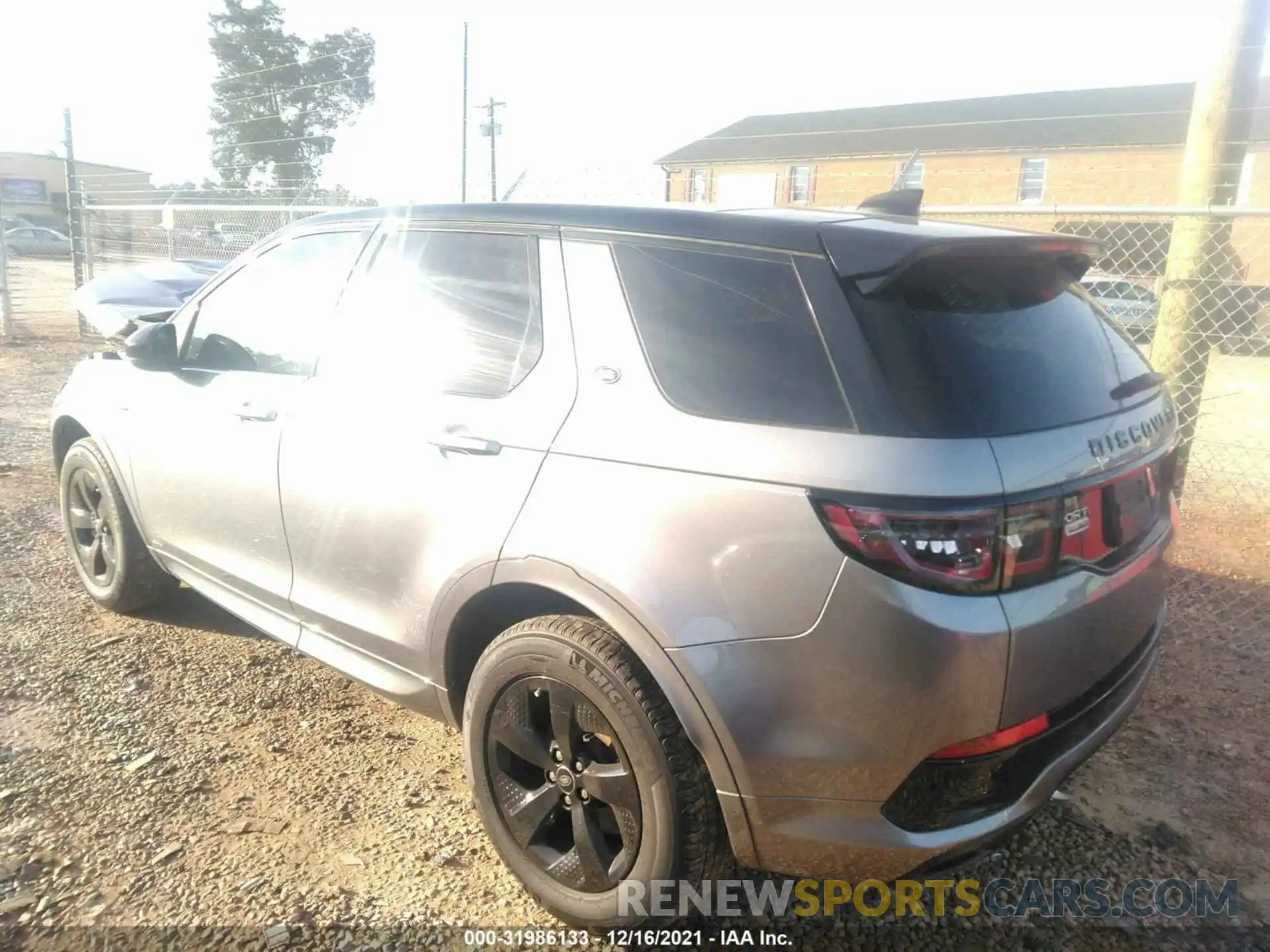 3 Photograph of a damaged car SALCT2FX7LH856110 LAND ROVER DISCOVERY SPORT 2020